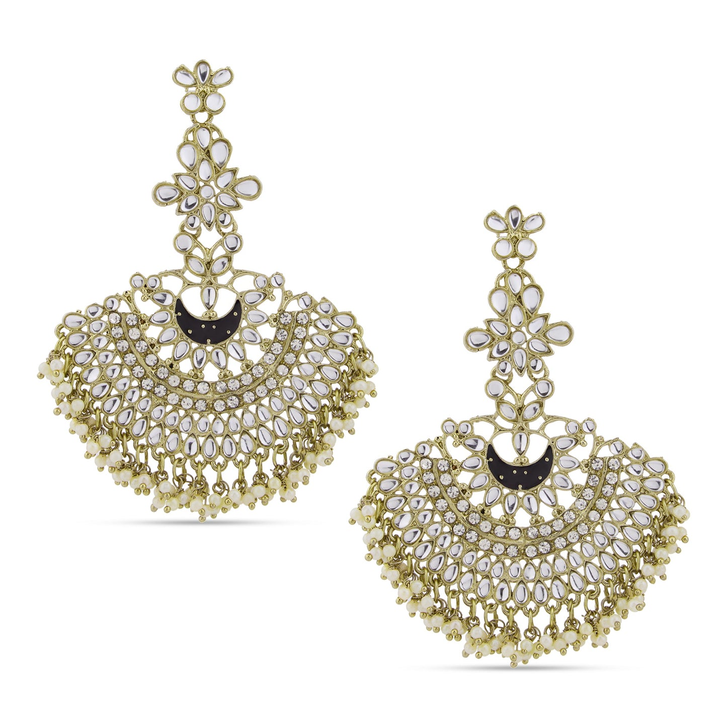 Kundan Chandbali Earrings