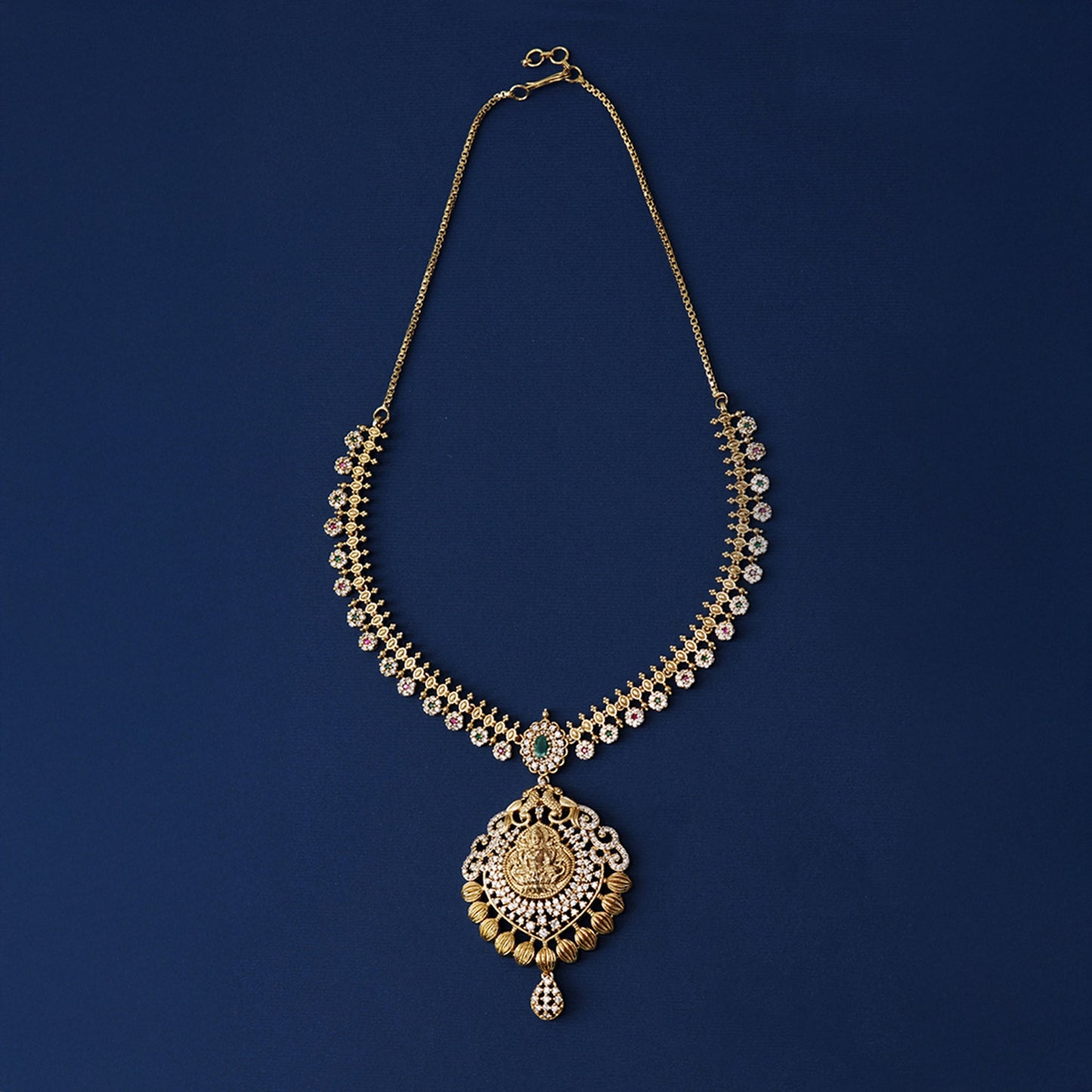 Golden Gilded Goddess Necklace Set
