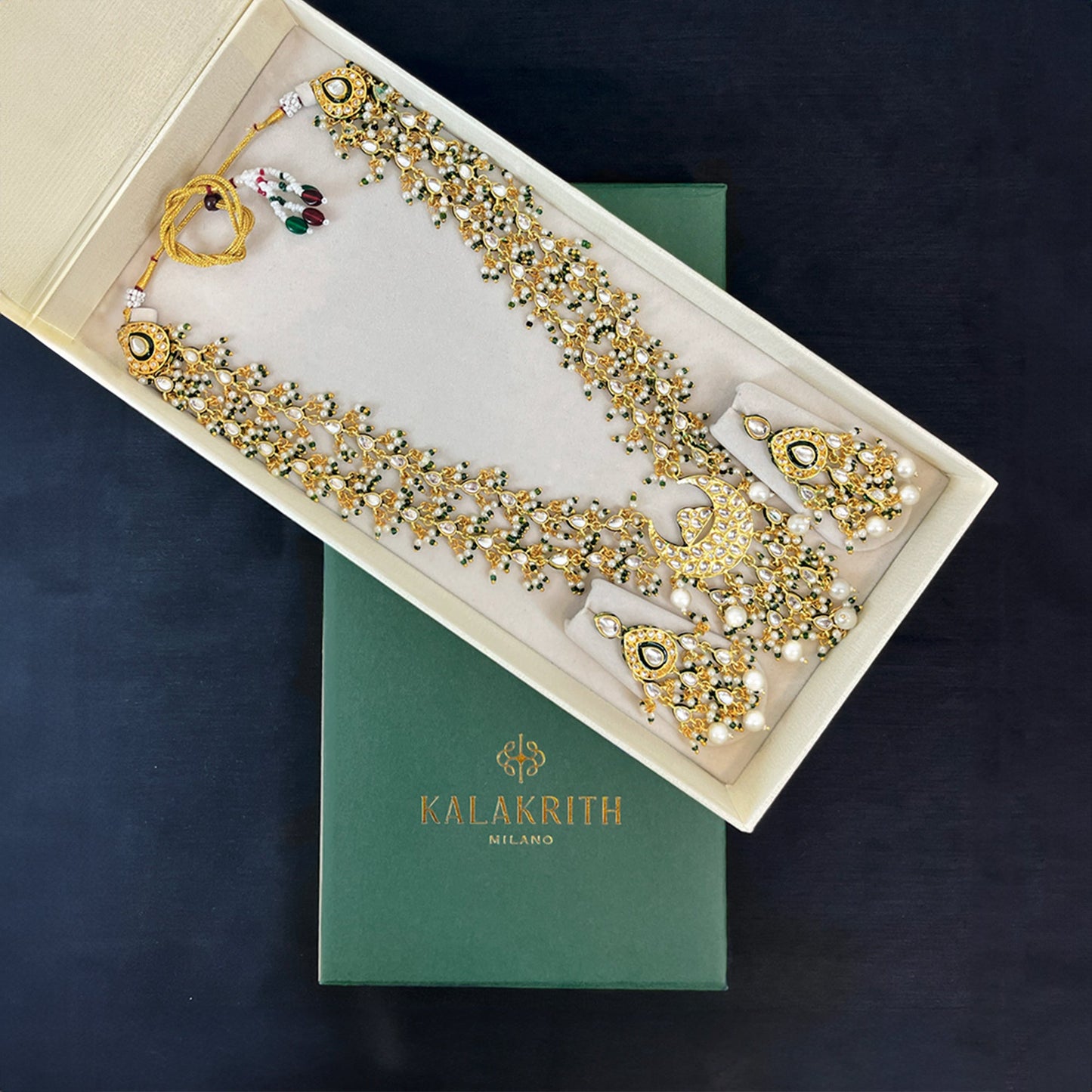 Chand Polki Necklace Set