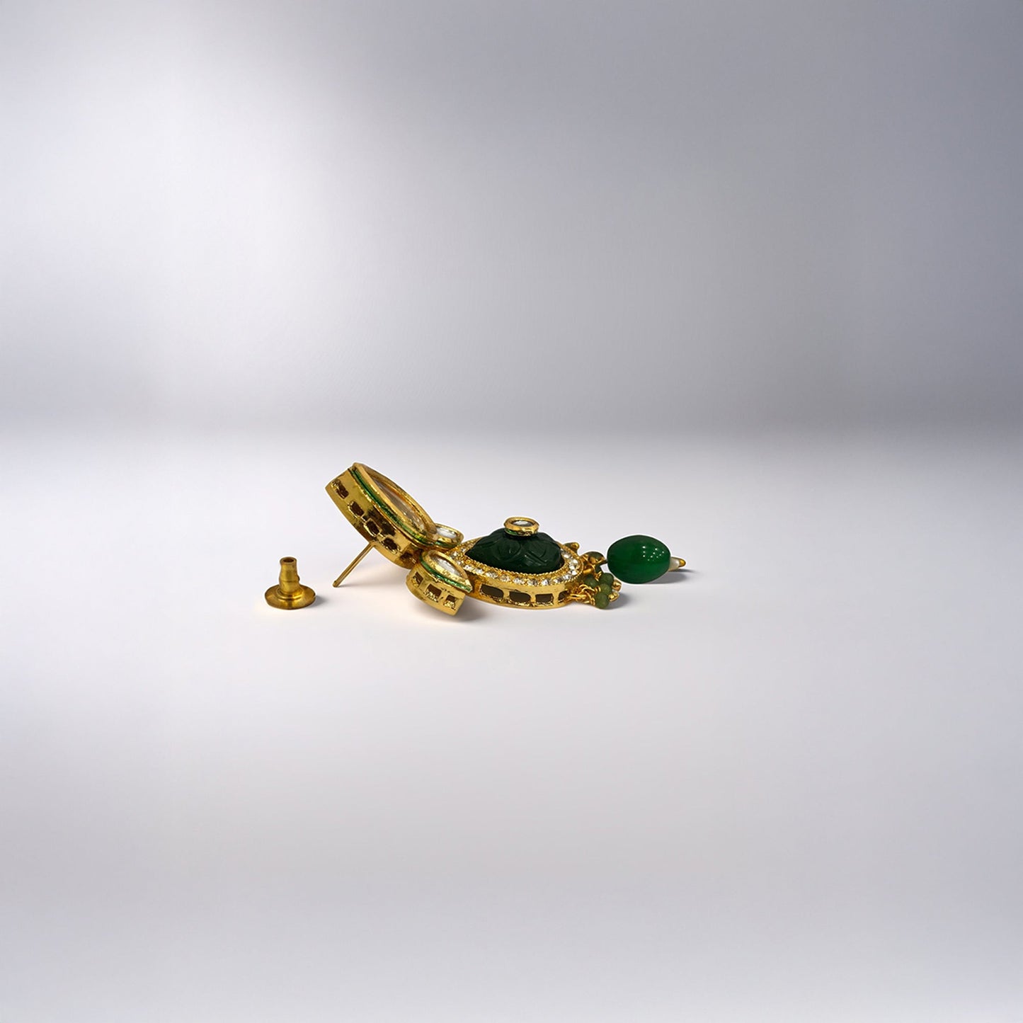 Kundan Meenakari Gold Jewellery Set