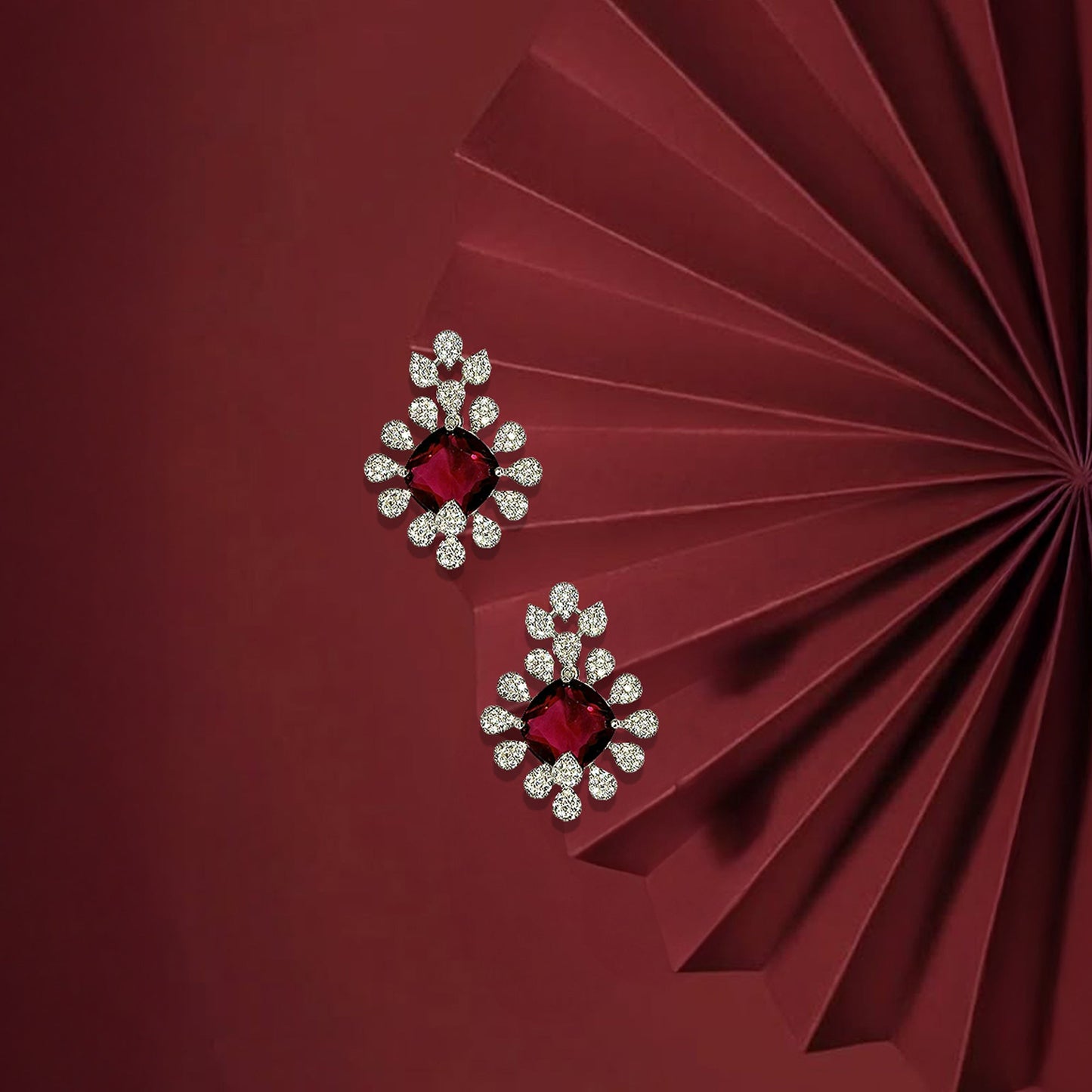 Catherine Classic Ruby Stud