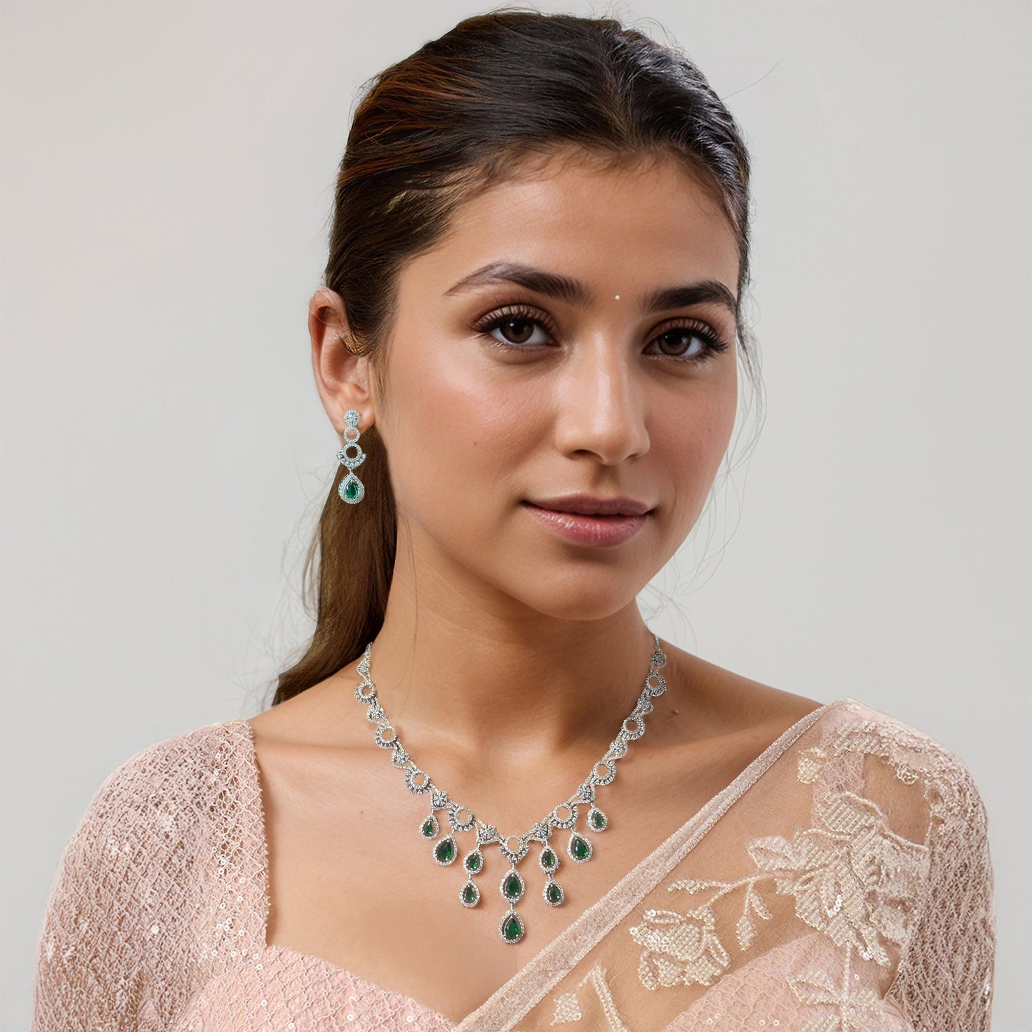 Miranda Waterfall Necklace set
