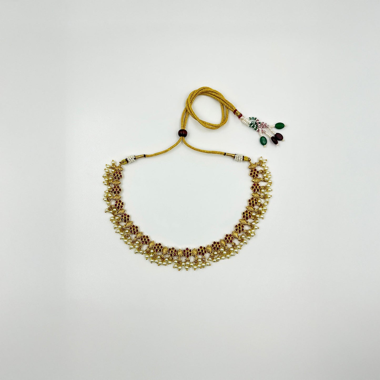 Mogra Antique Necklace Set