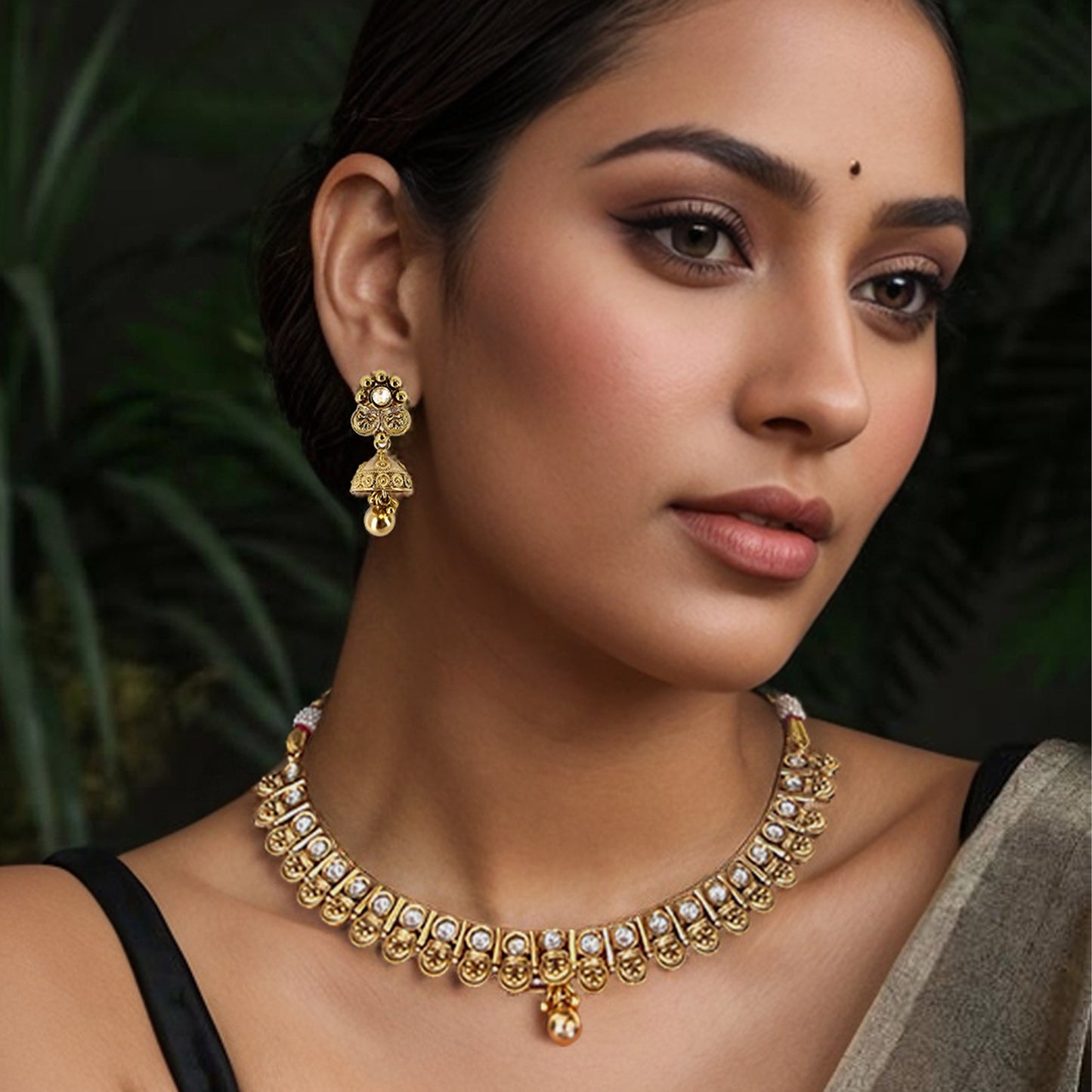 Chandrika Antique Necklace Set