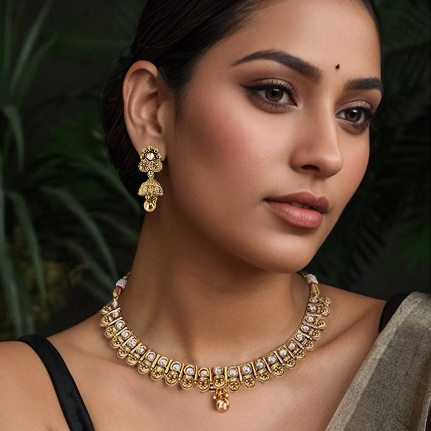 Chandrika Antique Necklace Set
