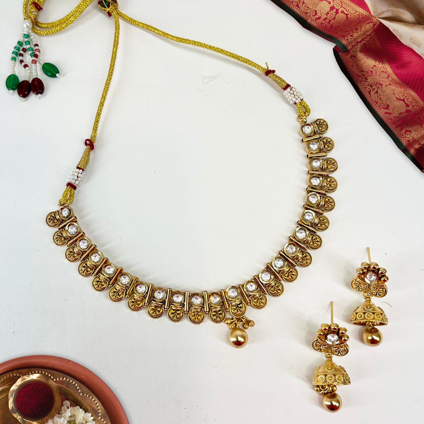 Chandrika Antique Necklace Set