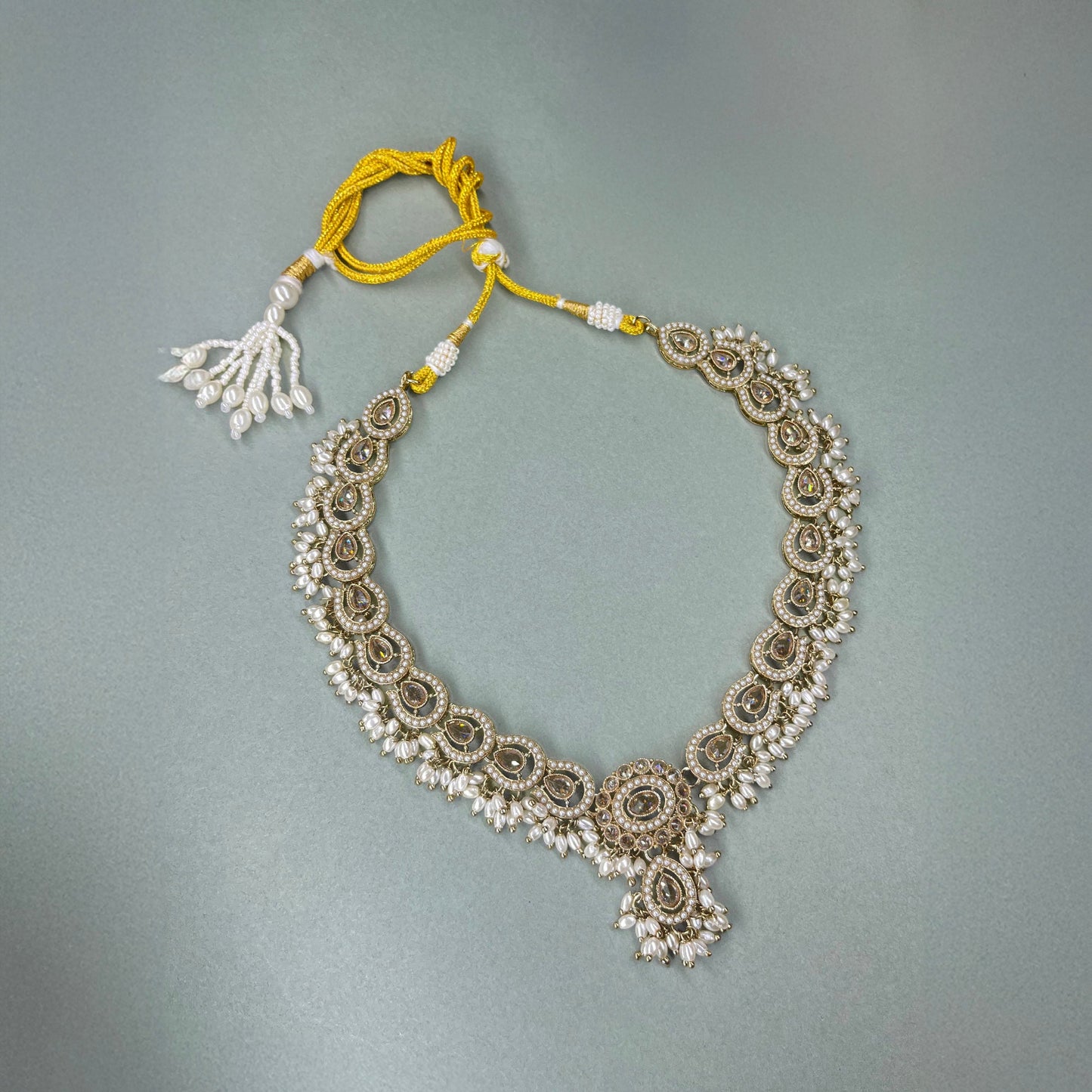 Gold Noor-e Beaded Necklace