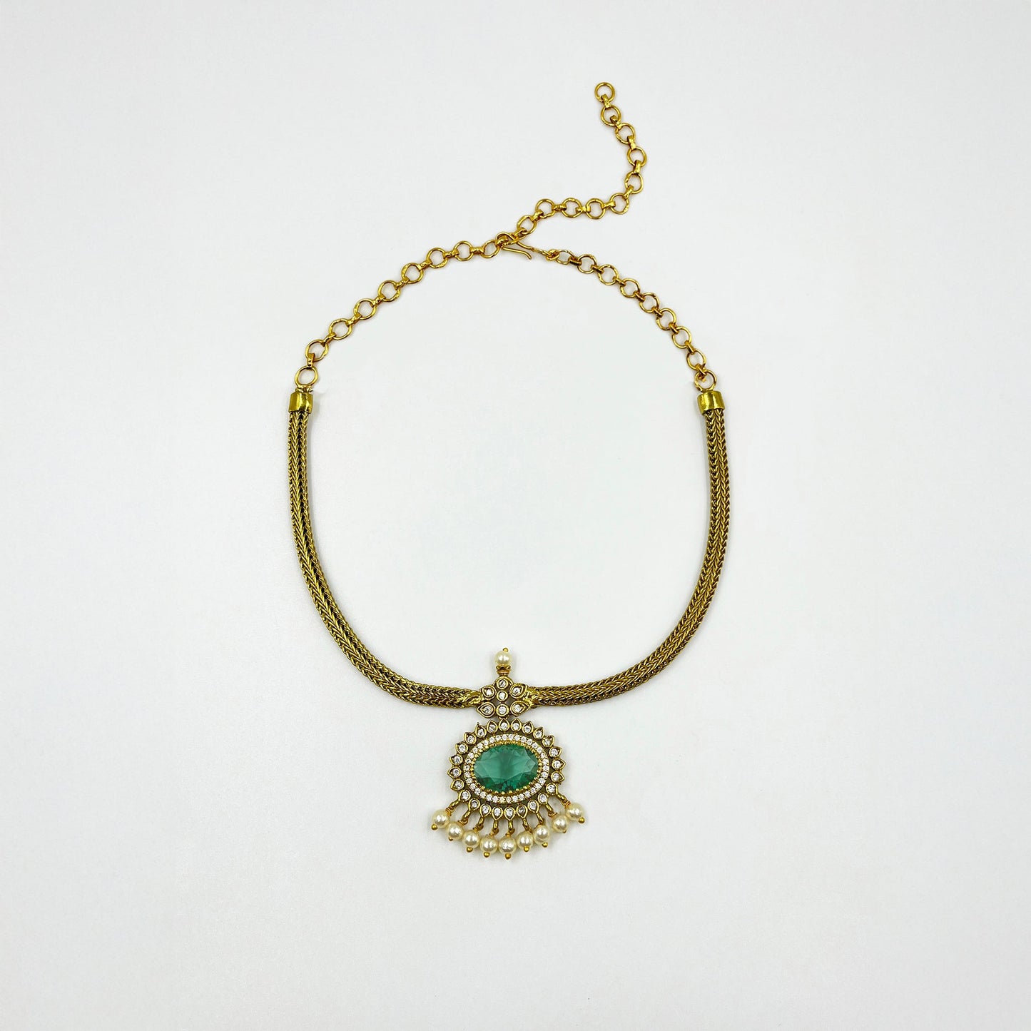 Gold Clara Pendant Set