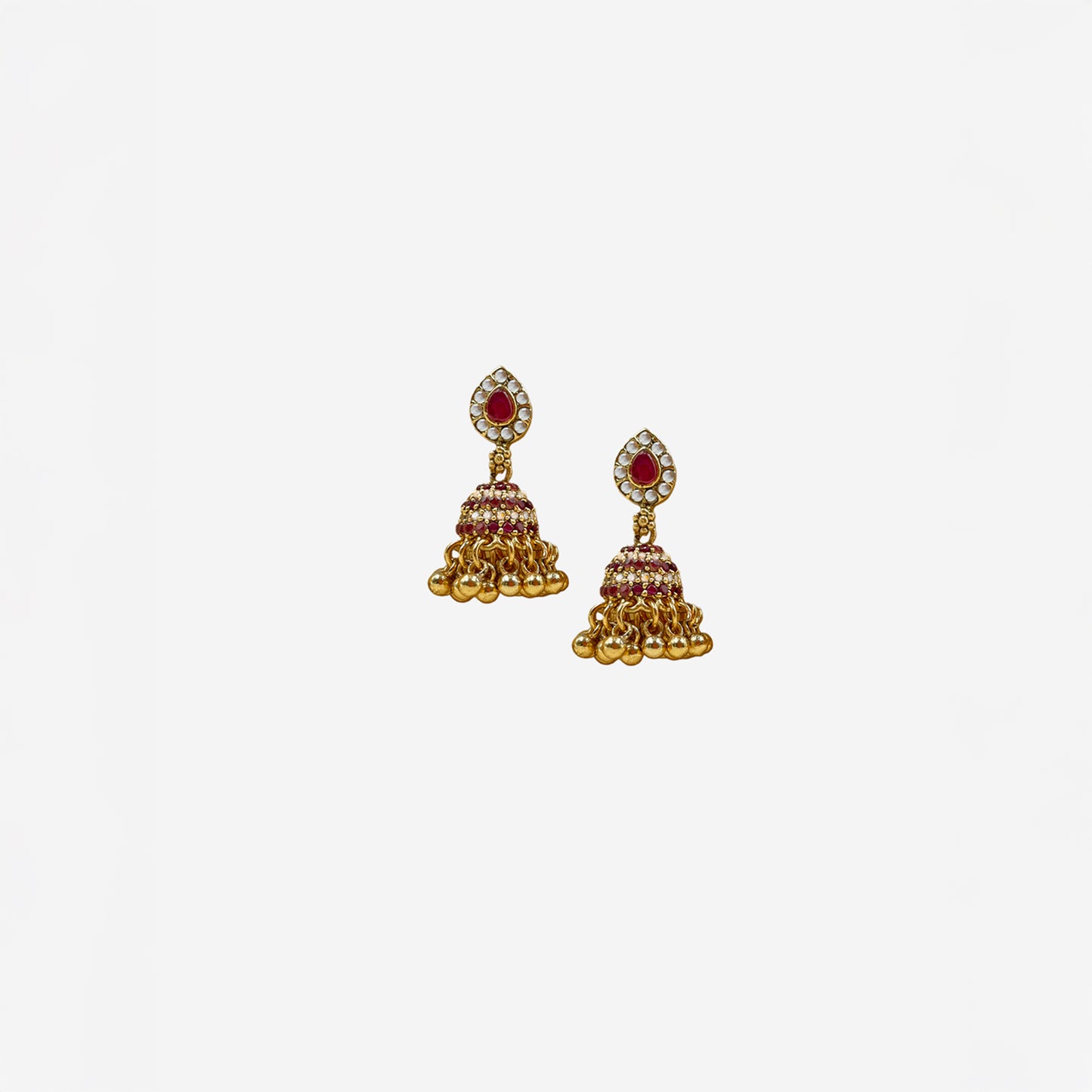 Indira Gold Long Necklace Set