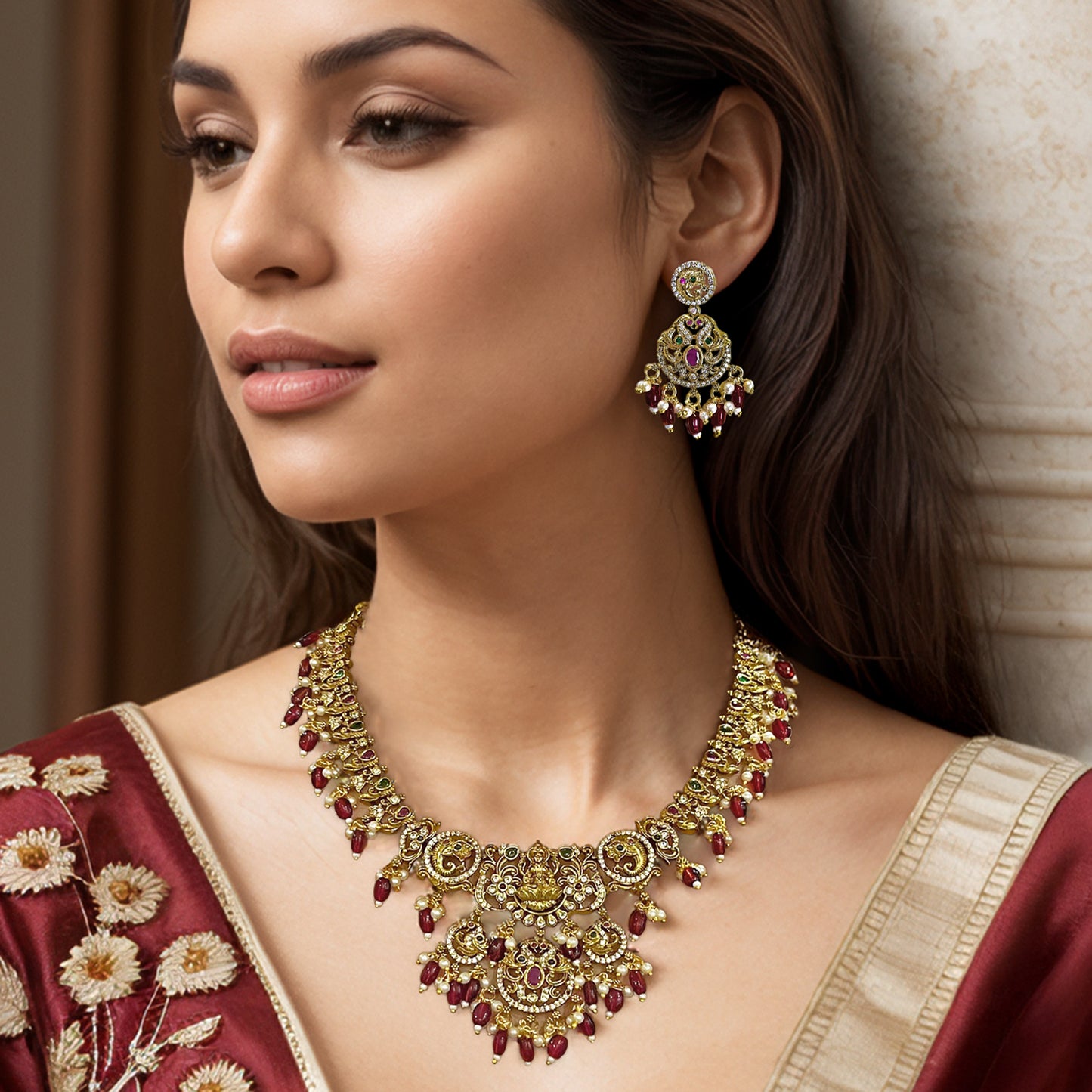 Rukmini Bridal Necklace Set