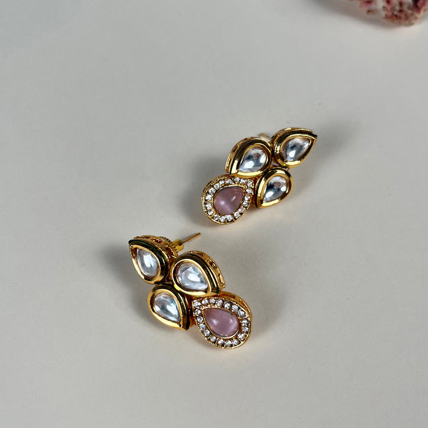 Padmika Pink Kundan Necklace Set