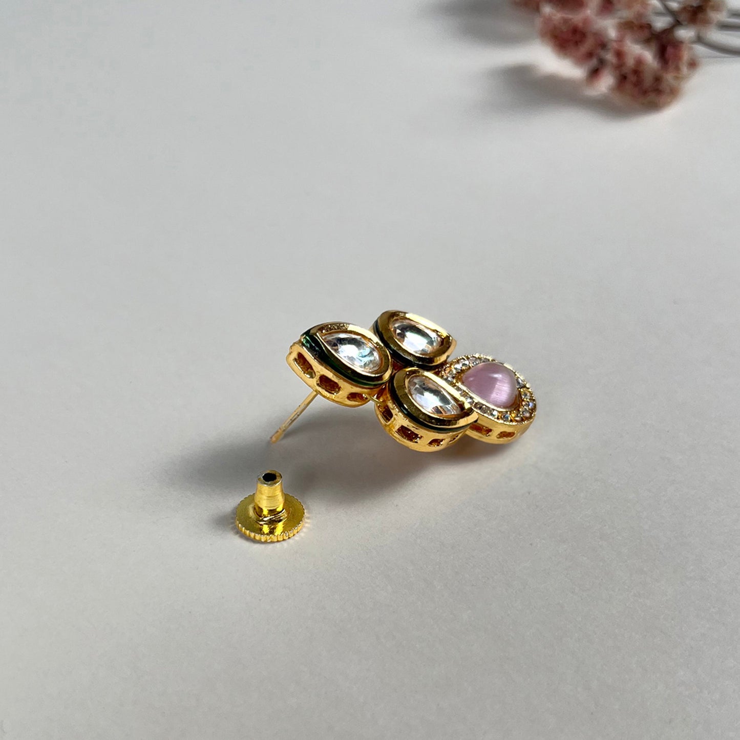 Padmika Pink Kundan Necklace Set