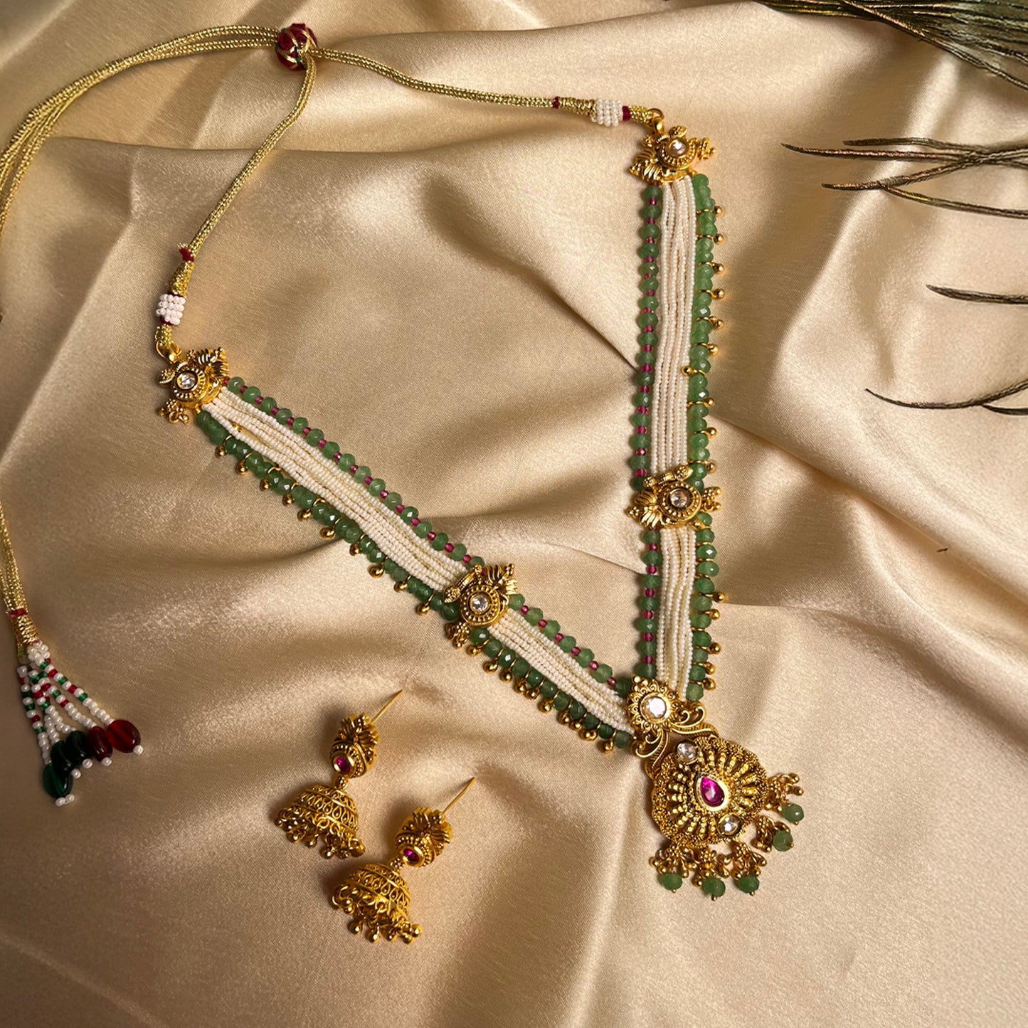 Sharvari Beaded Necklace Set
