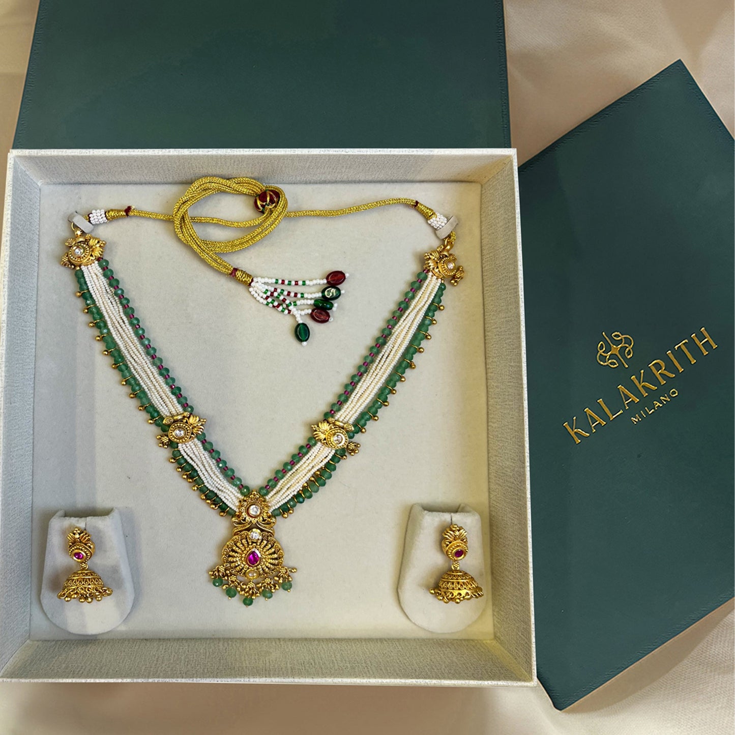 Sharvari Beaded Necklace Set