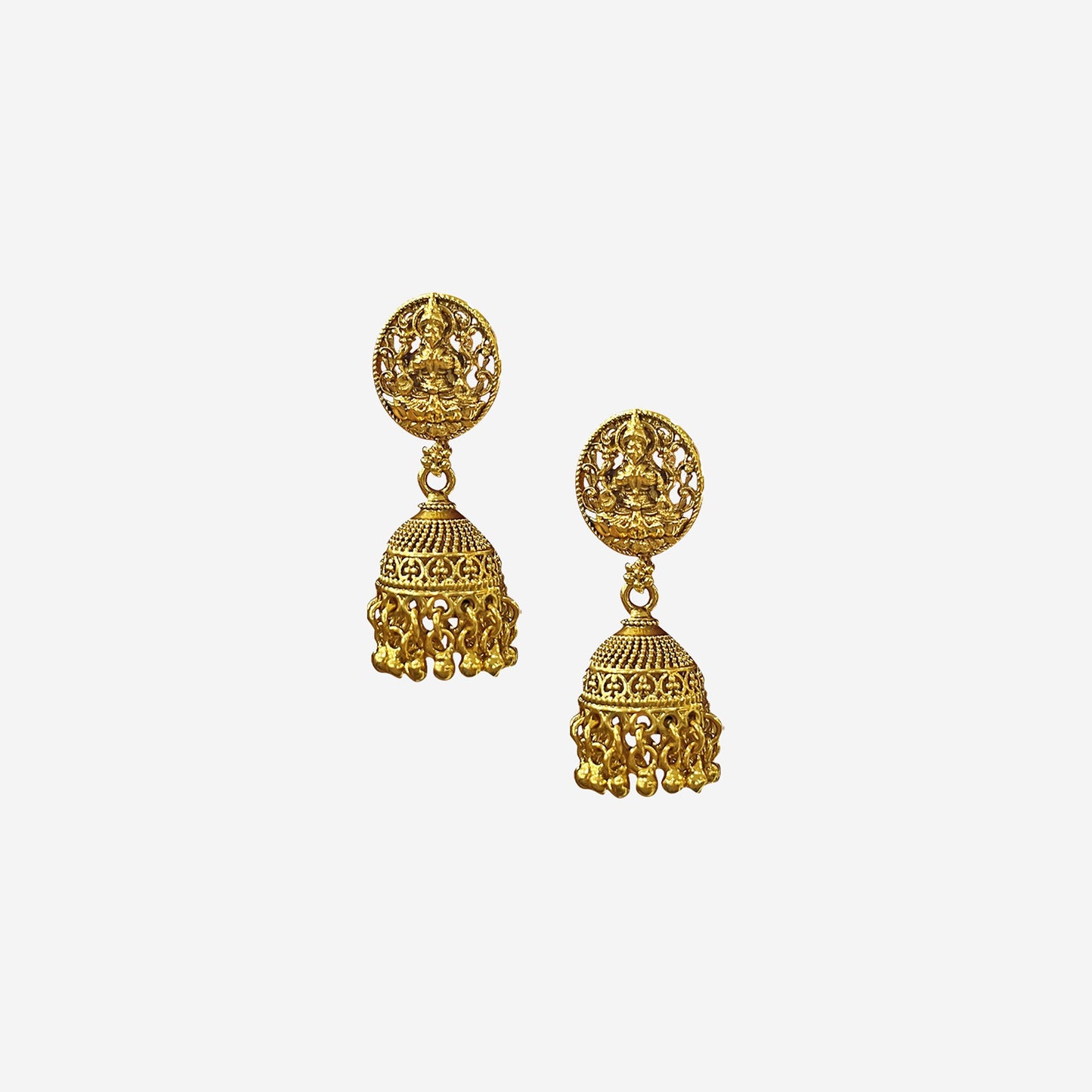 Amrita Gold Temple Necklace Set
