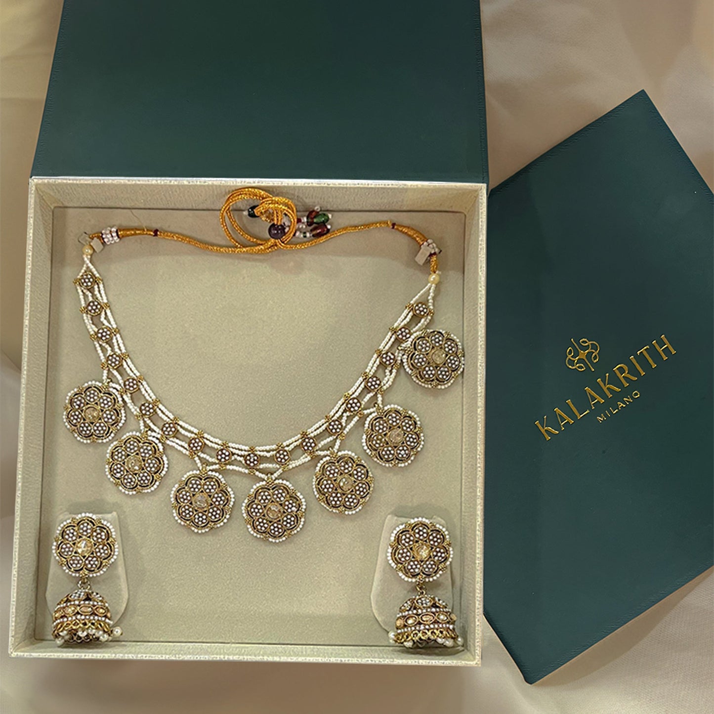 Hoor Floral Necklace Set