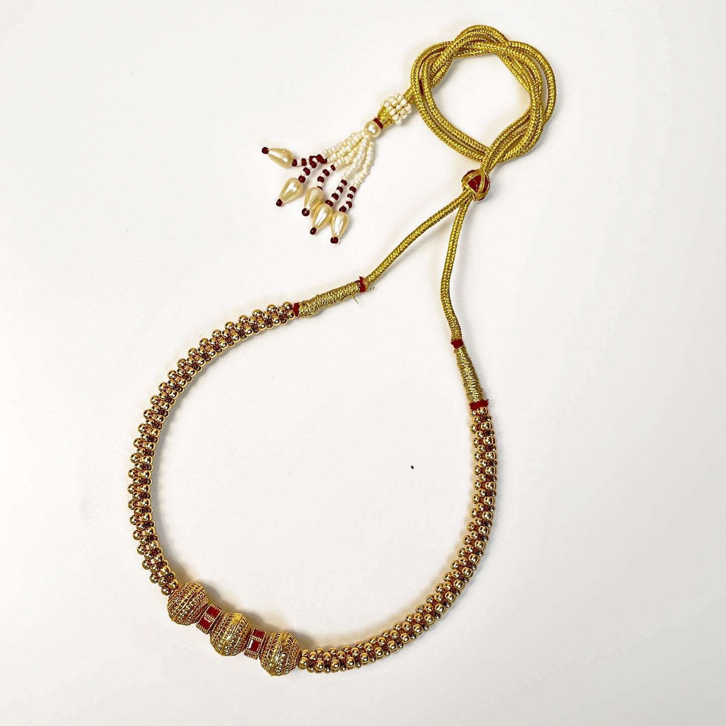 Ramya Thusi Gold Necklace Set