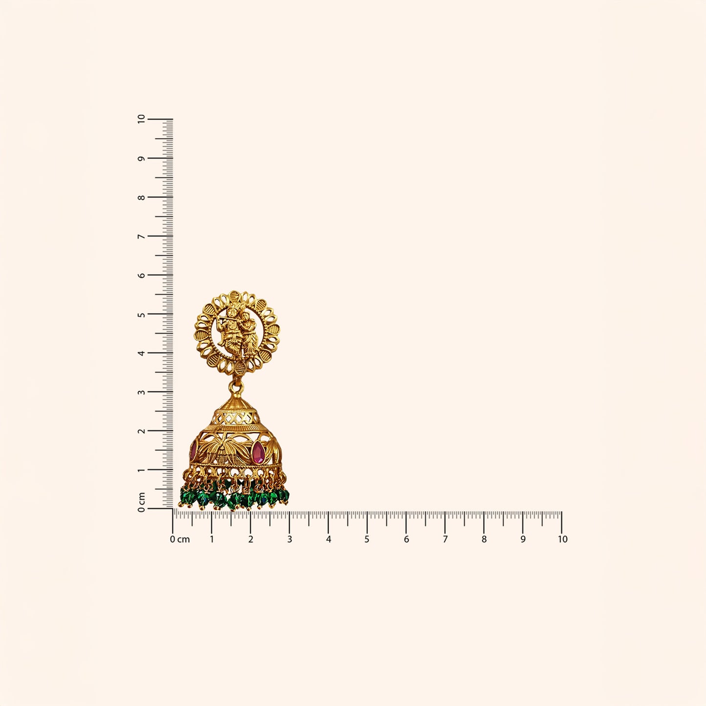 Radha Krishna Jhumkis