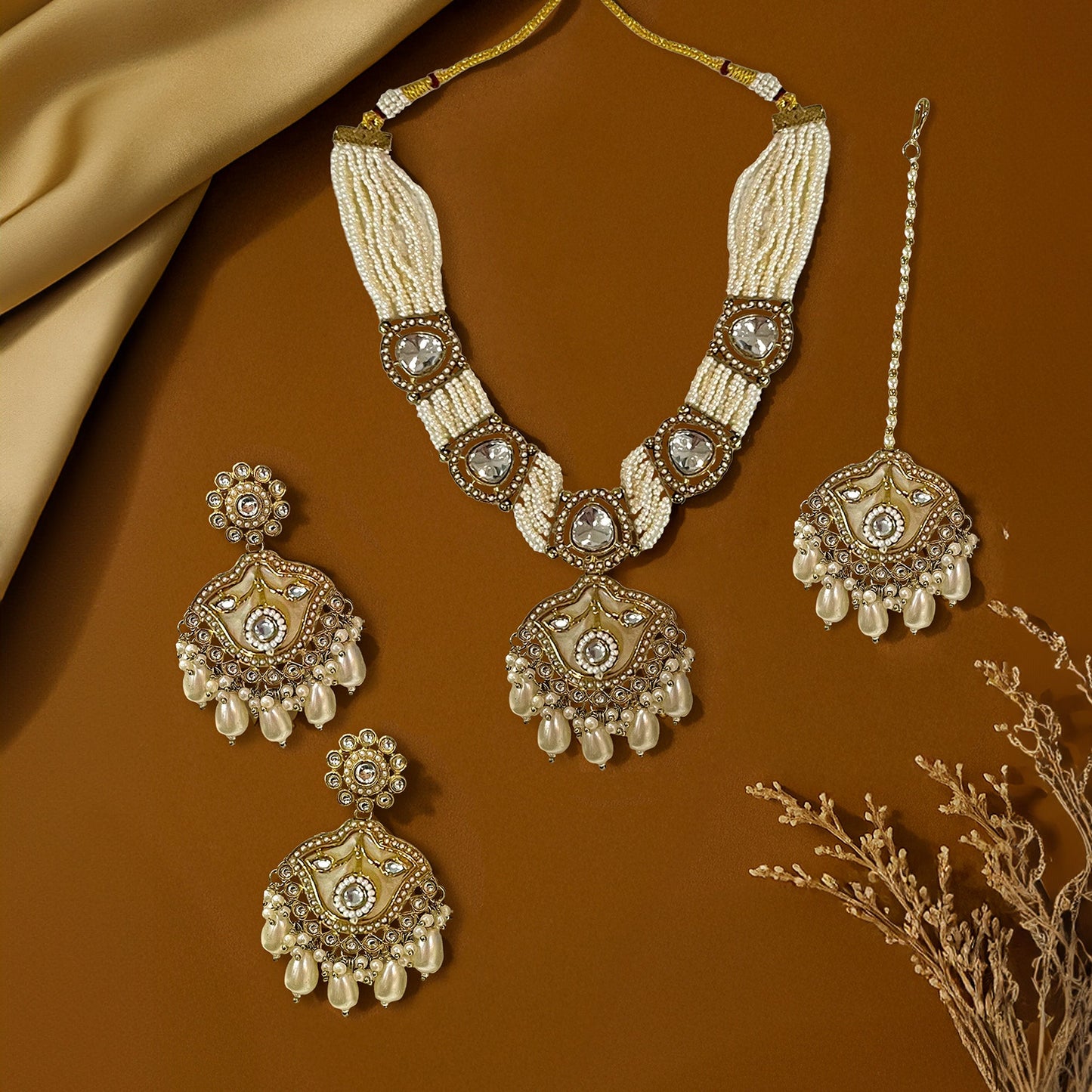 Alia Beaded Necklace Set