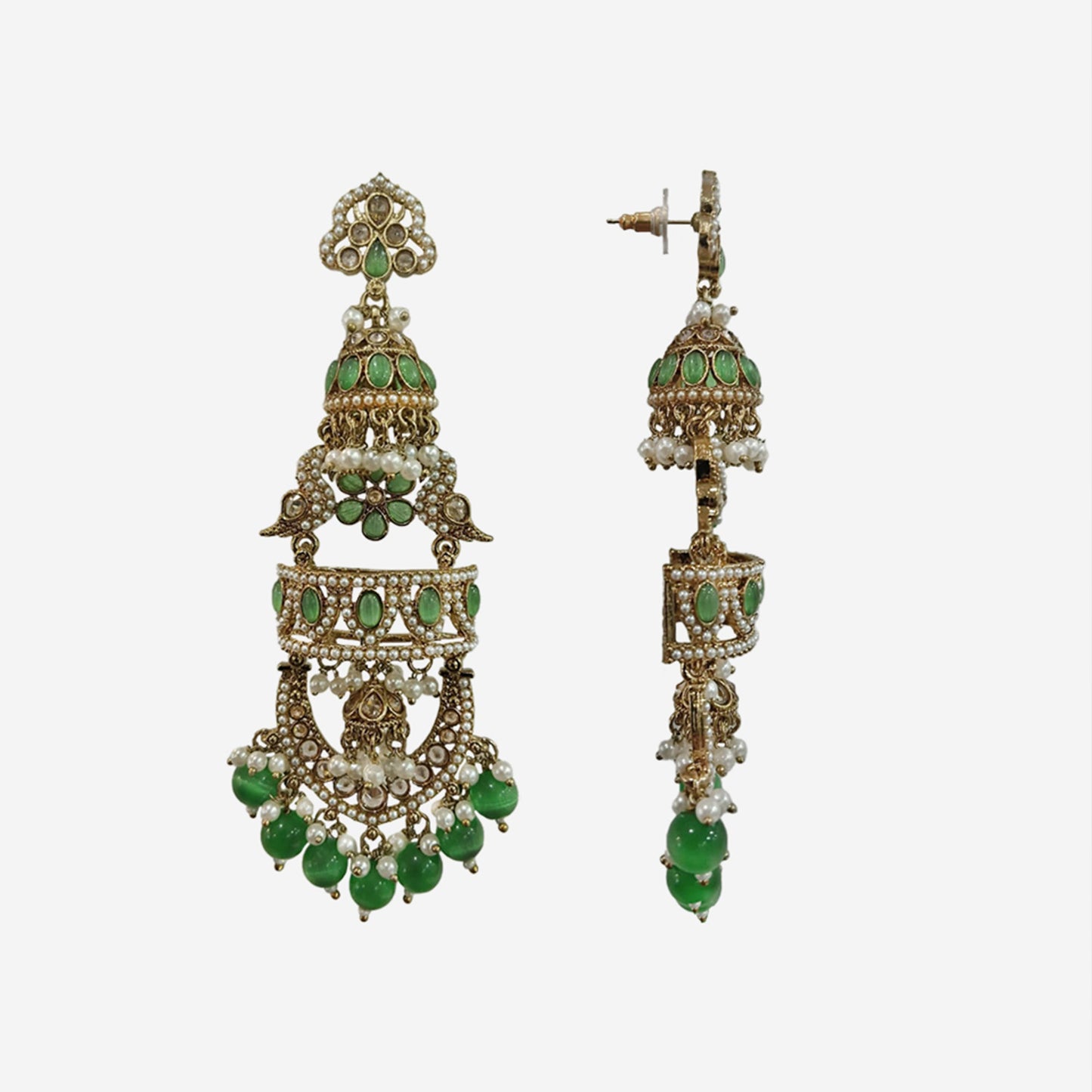 Saba Statement Beaded Danglers