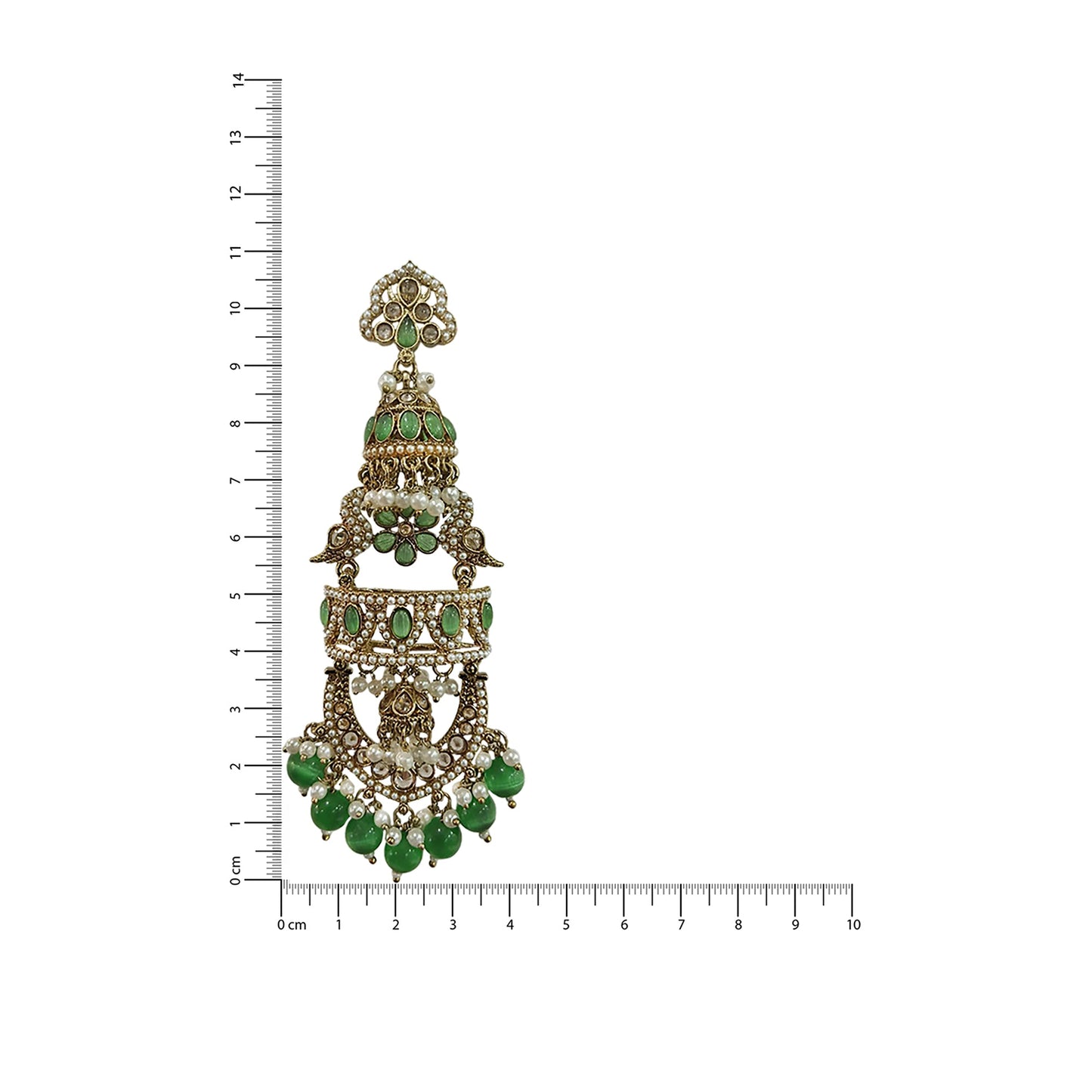 Saba Statement Beaded Danglers