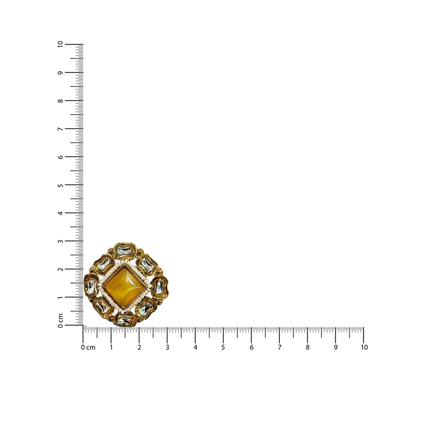 Lekha Citrine Studs