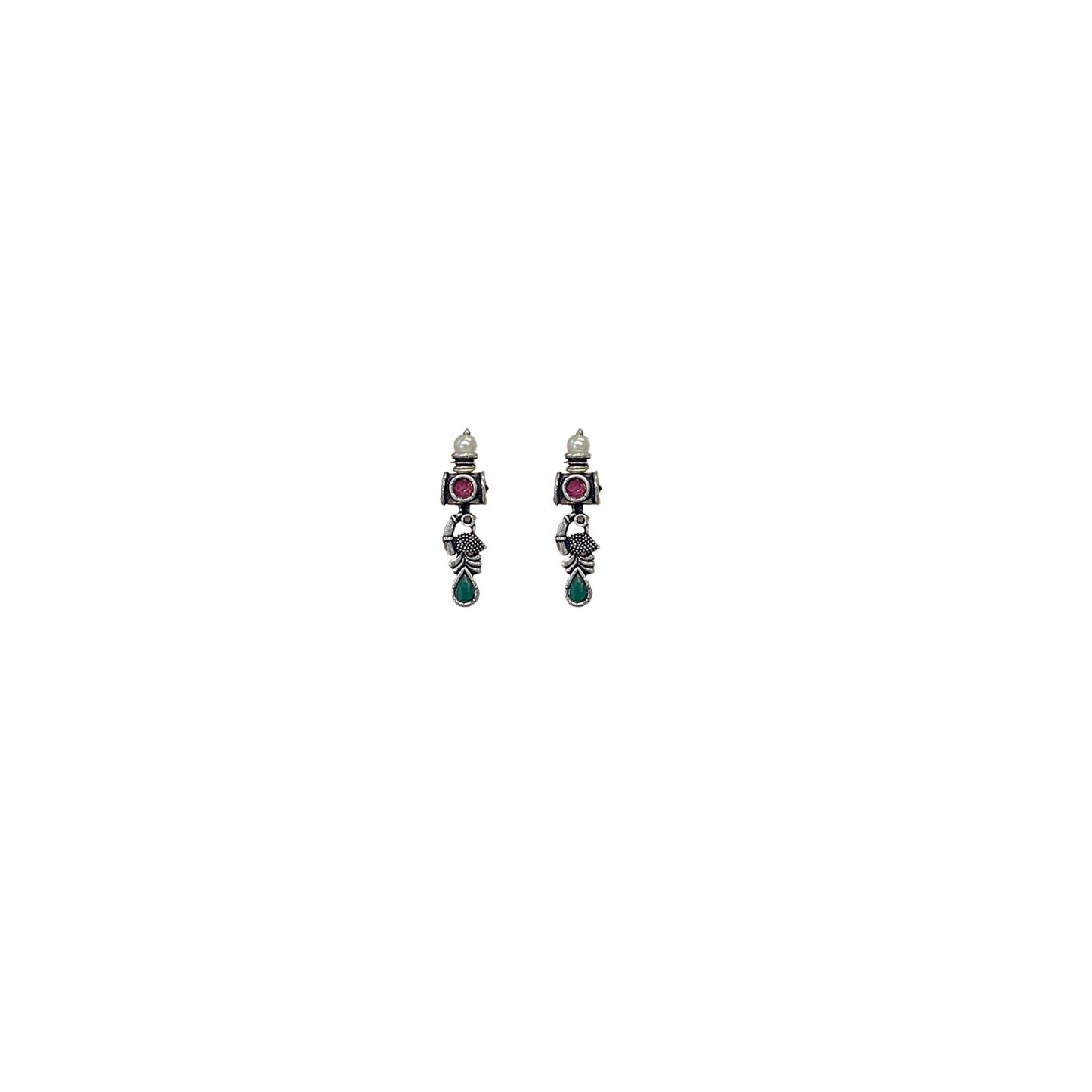 Shilpika Oxidised Necklace Set