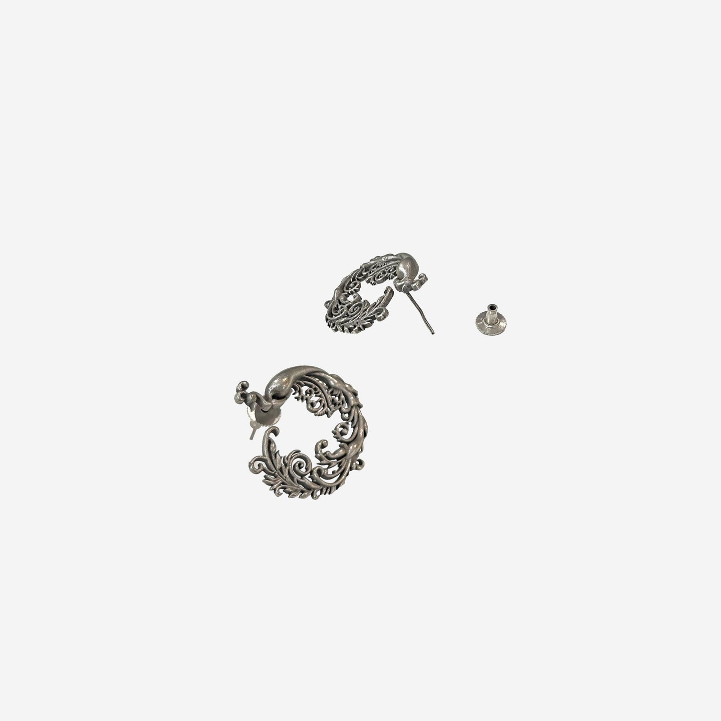 Neelashi oxidised Studs