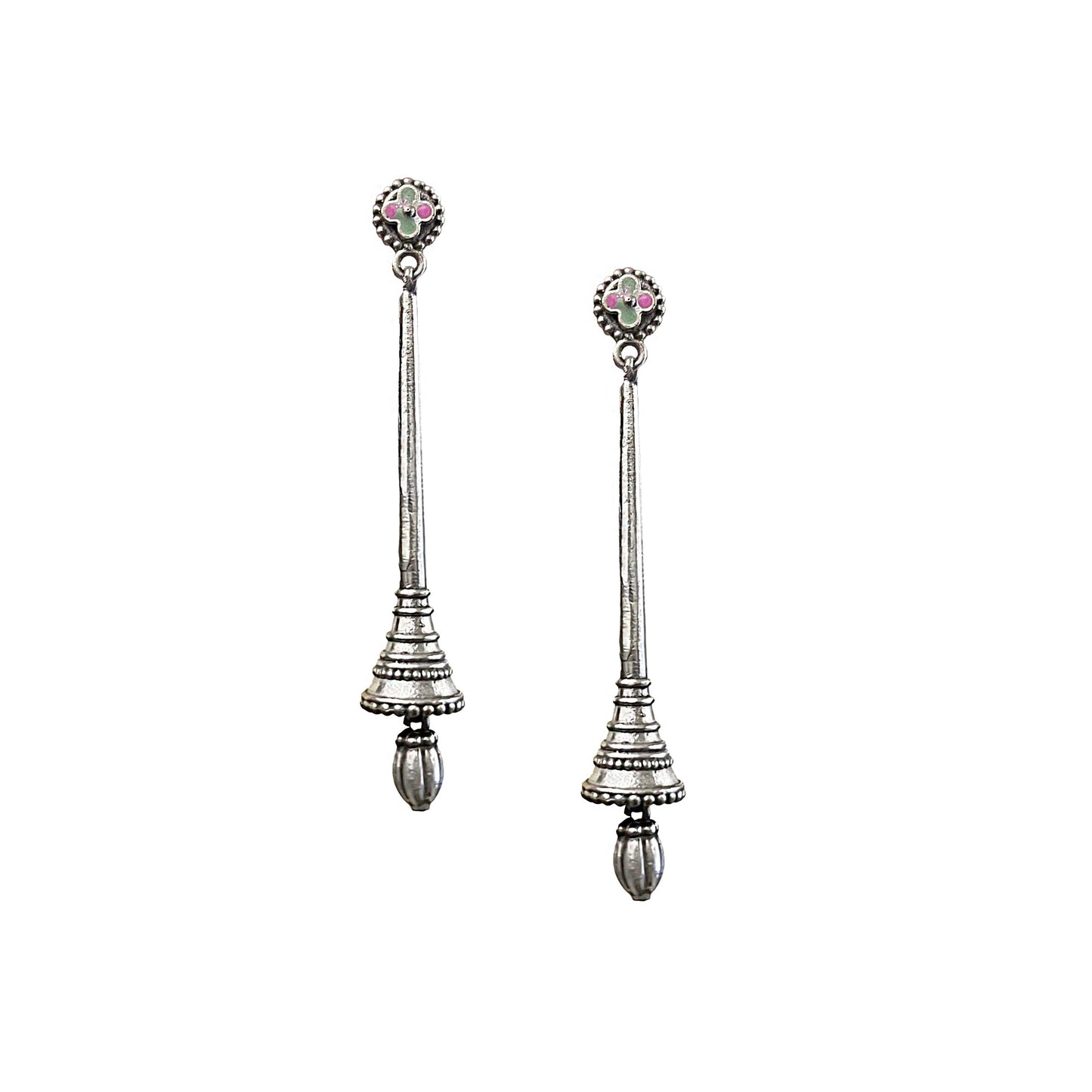 Jaanvi Oxidised Dangler Earrings