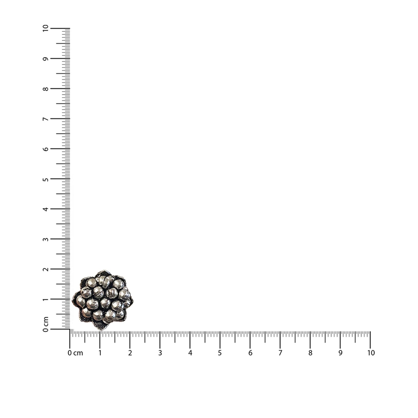 Pushpa Oxidised Studs