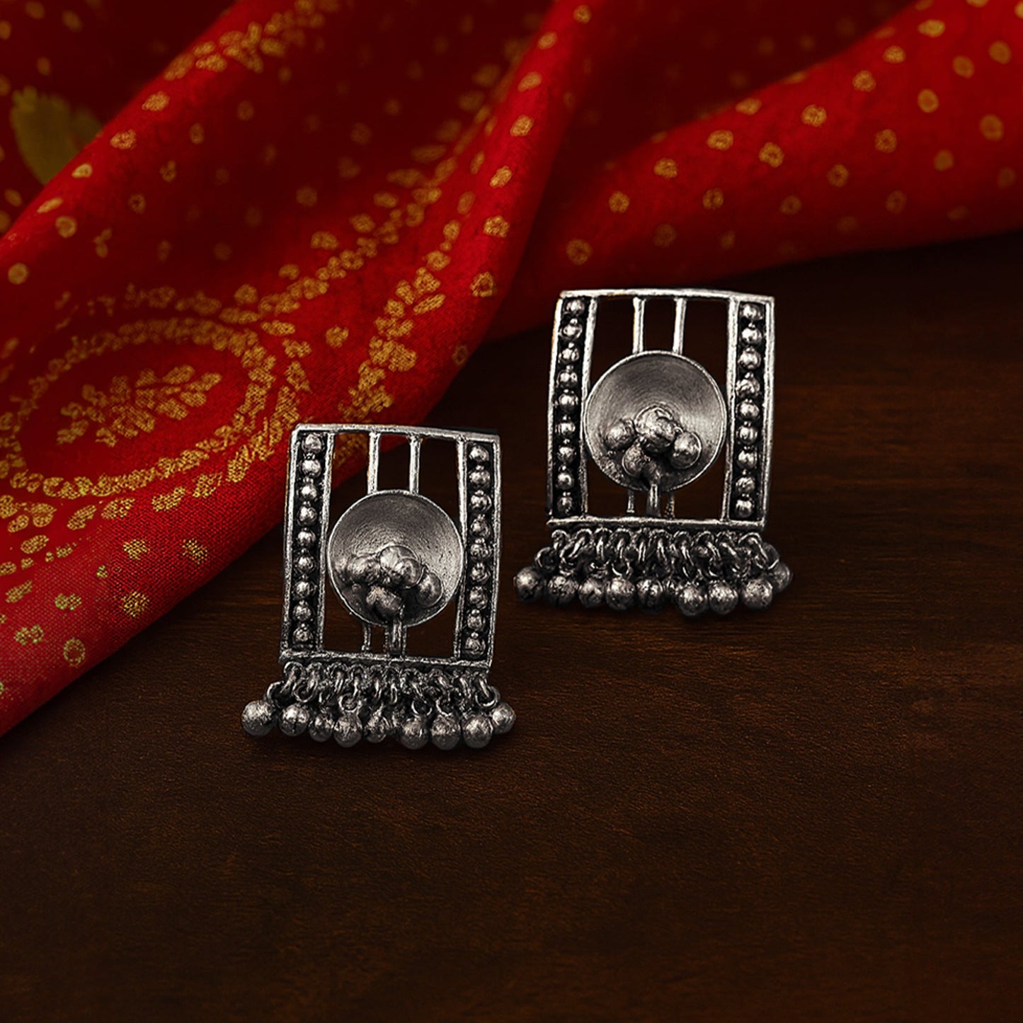 Noopur Oxidised Studs