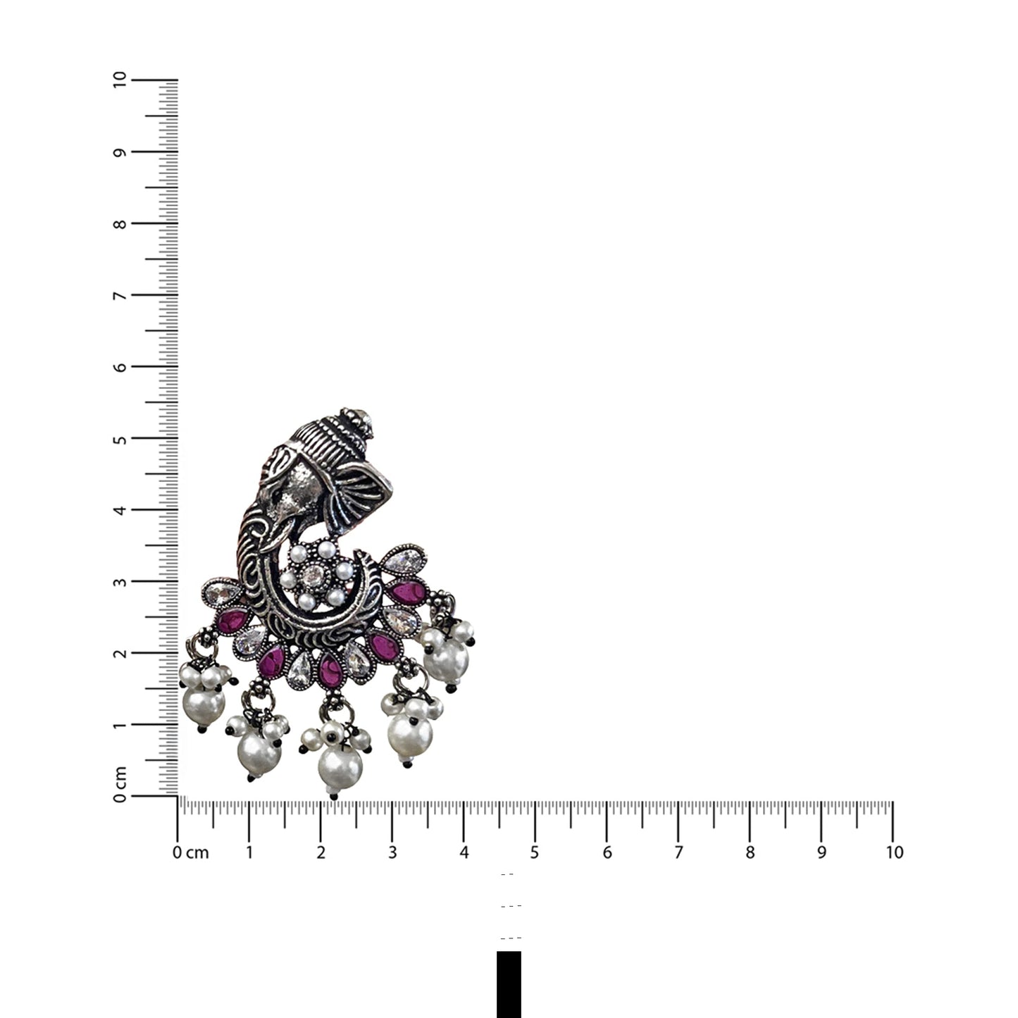 Vinayaka Oxidised Studs