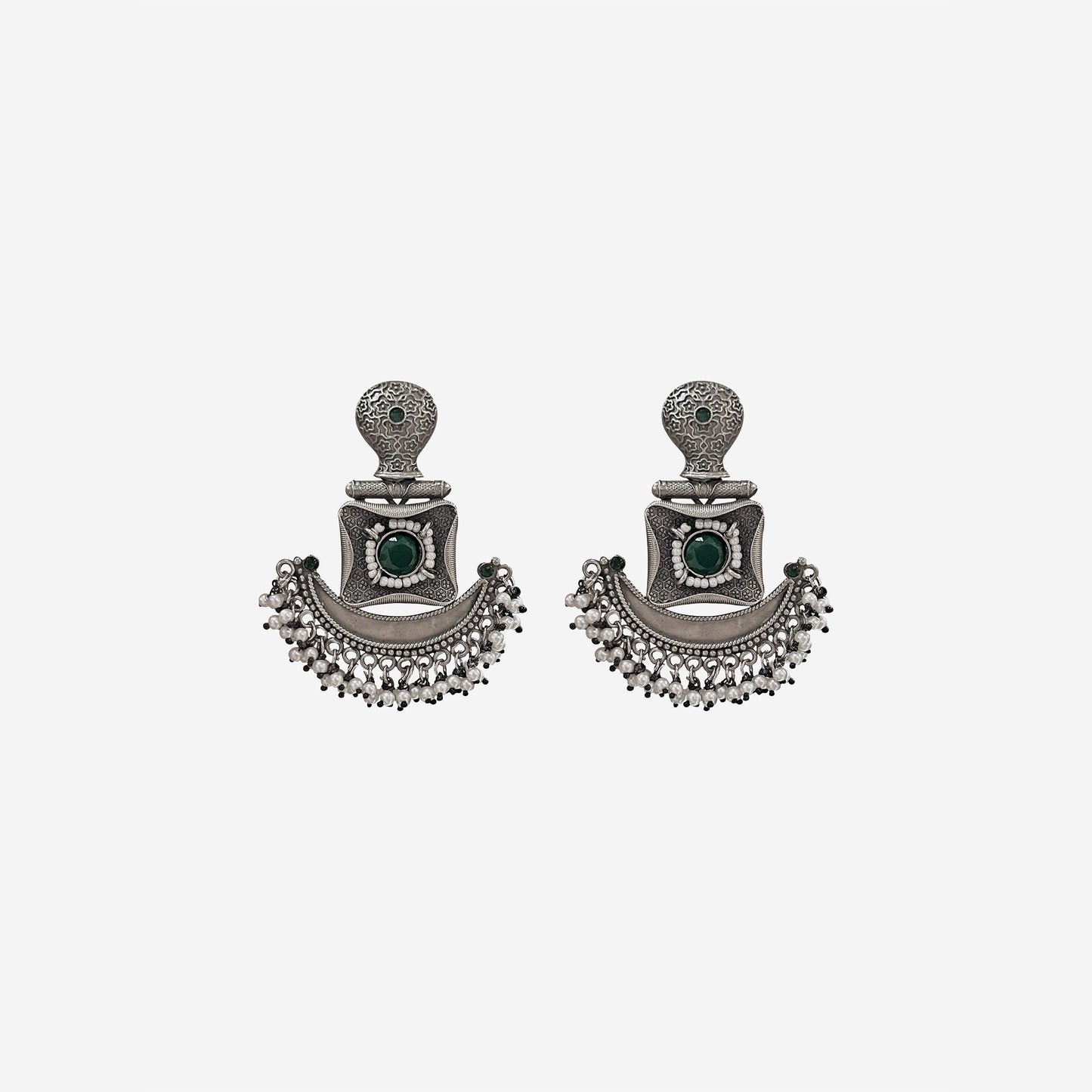 Ankita Oxidised Chandbali Earring