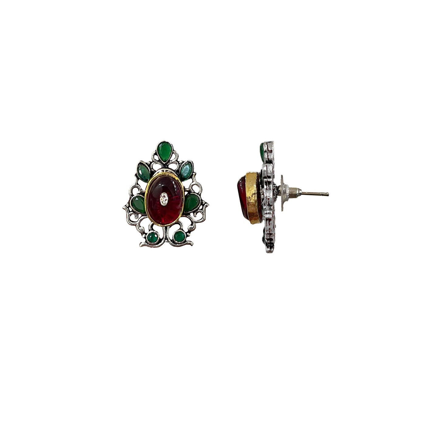 Pihu Oxidised Studs