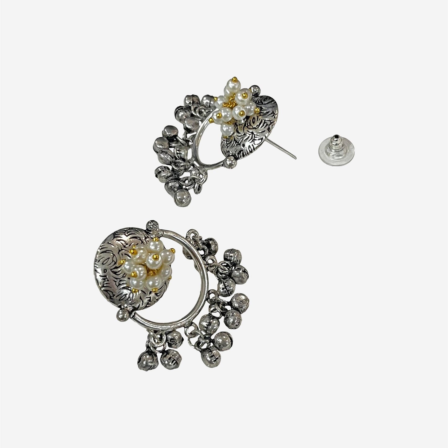 Rakhi Oxidised Drop Earrings