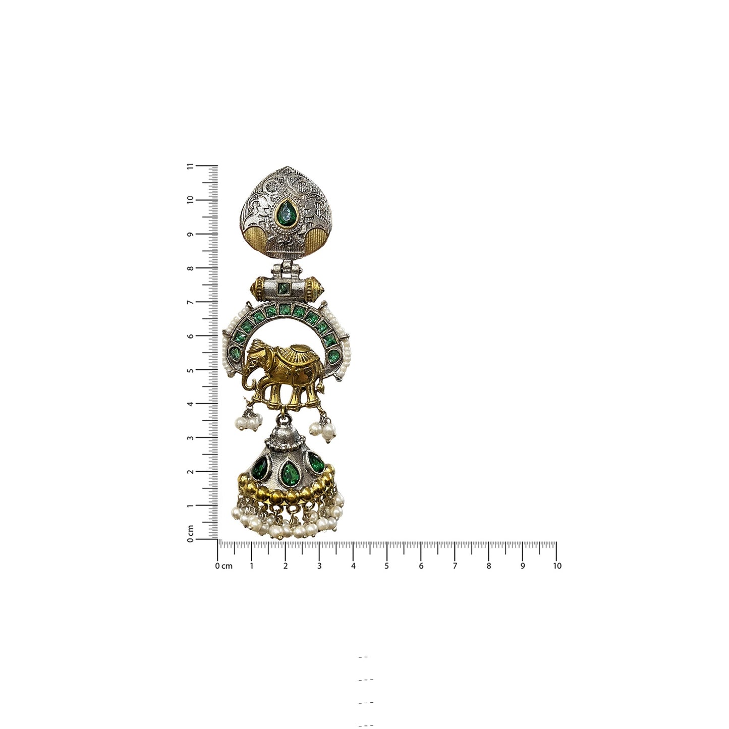 Anushree Two Tone dangler Earrings