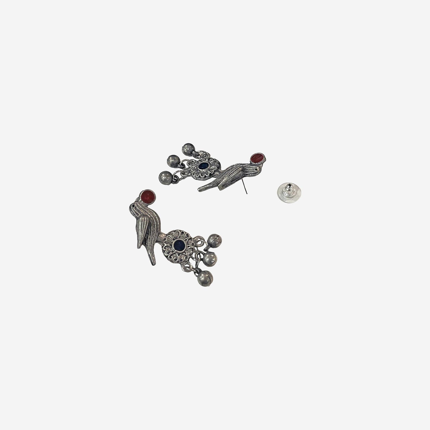 Chidiya oxidised Long Necklace Set