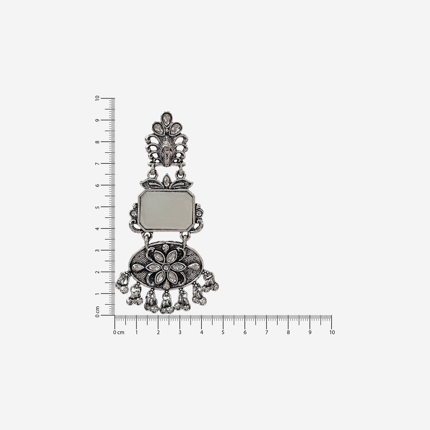 Harshita Oxidised Dangler Earrings