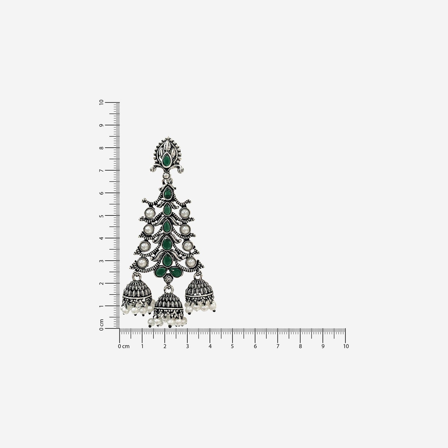 Reema Danglers Oxidized silver Earrings