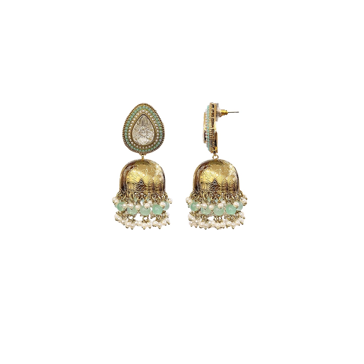Kalakrith Milano Women Anaya Statement Jhumka Earrings