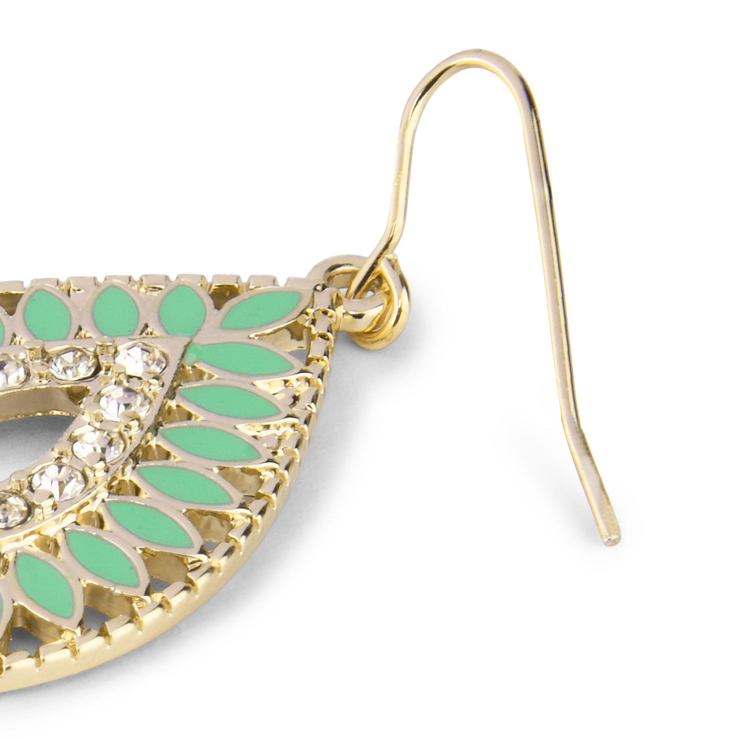 Fern Green Teardrop Earring