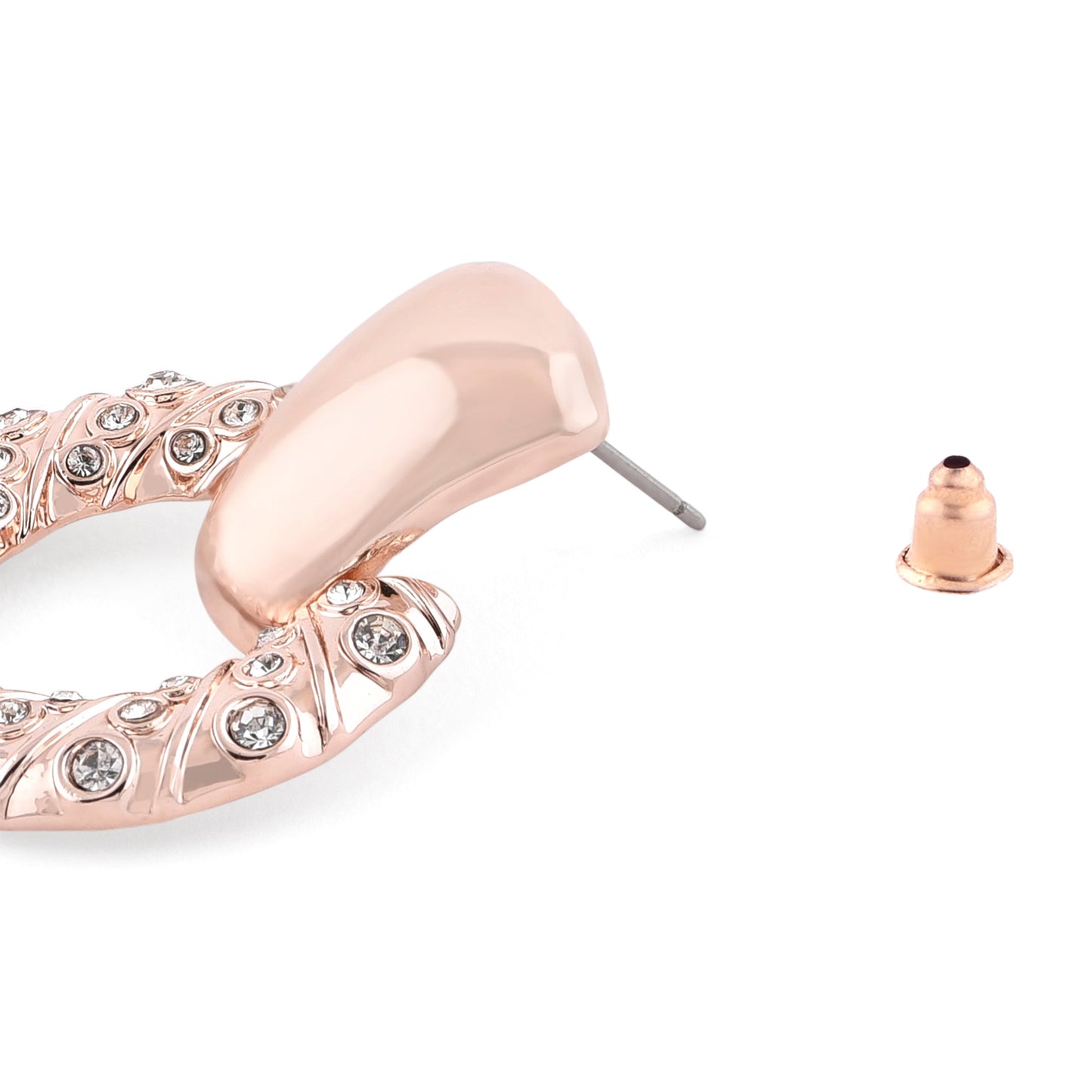 Rose Gold Doornocker Earrings