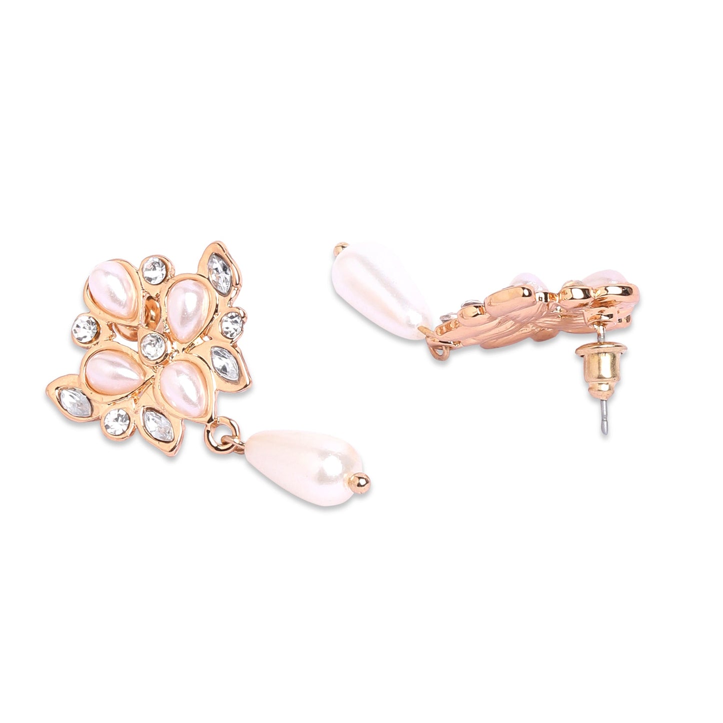Pink Pearl Short Drop Earring