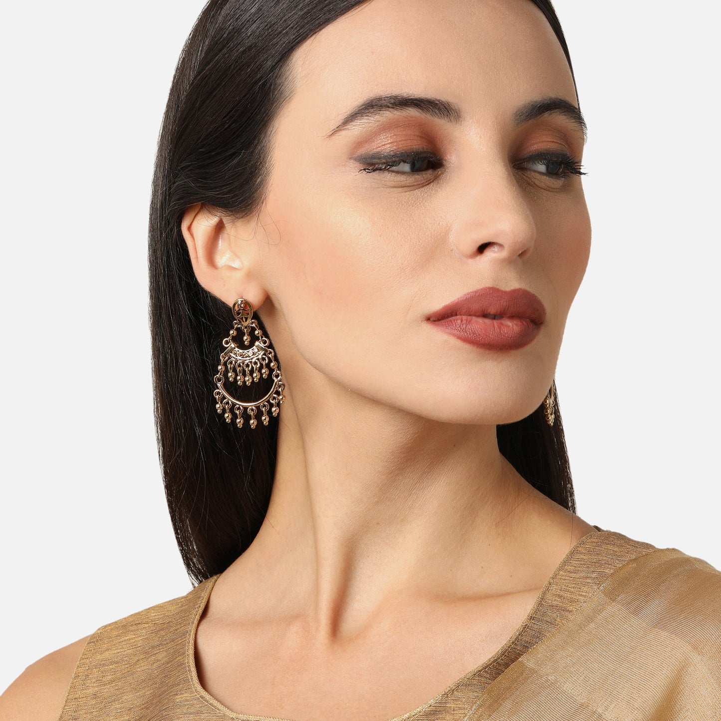 Antique Gold Chandbalis