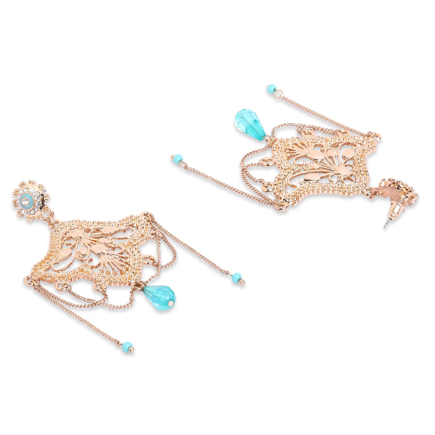 Gold Plated Long Earring