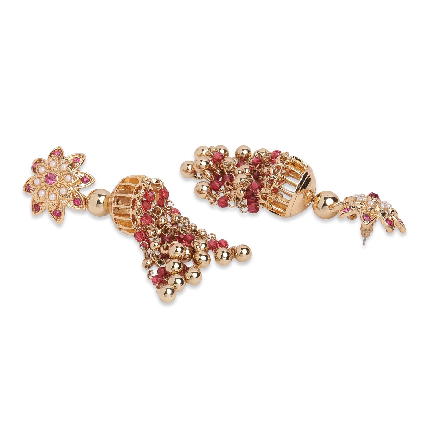 Gold Long Drop Earring