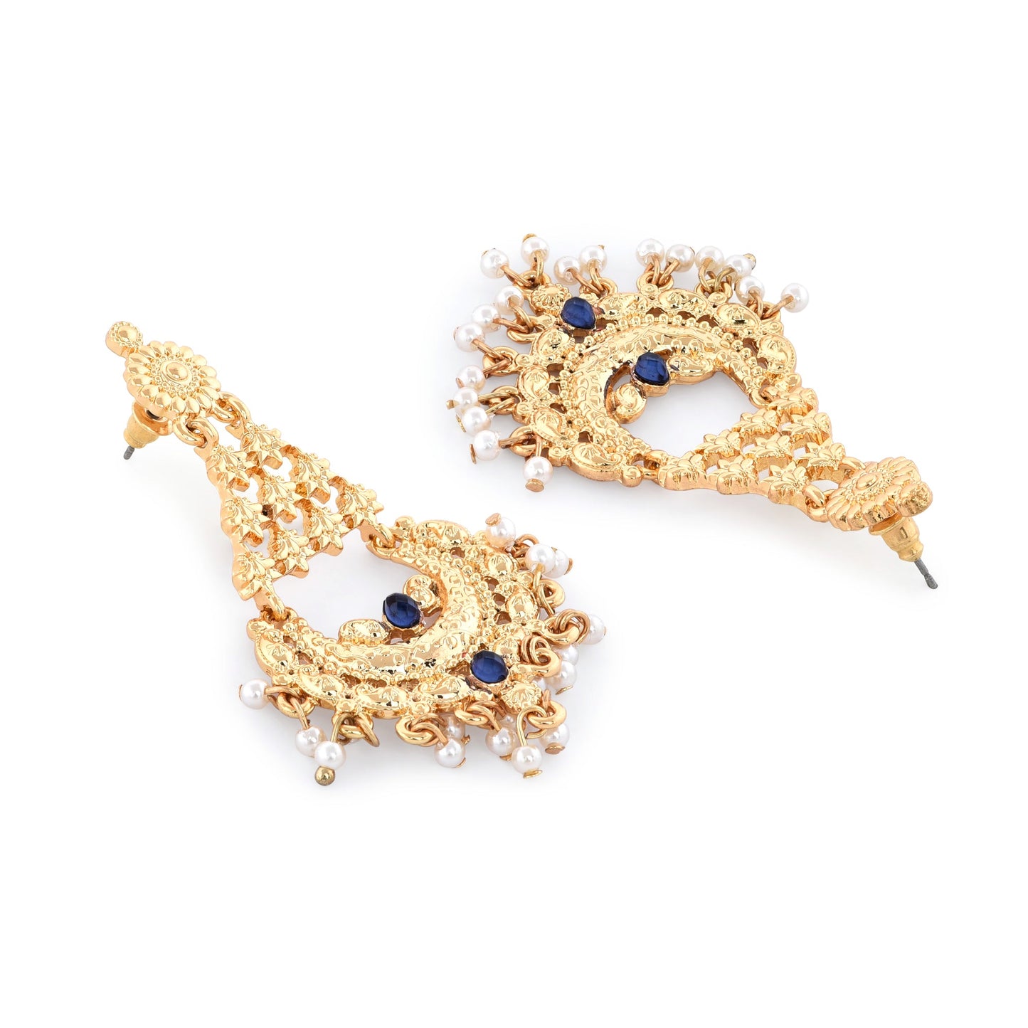 Gold Plated Short Earrings