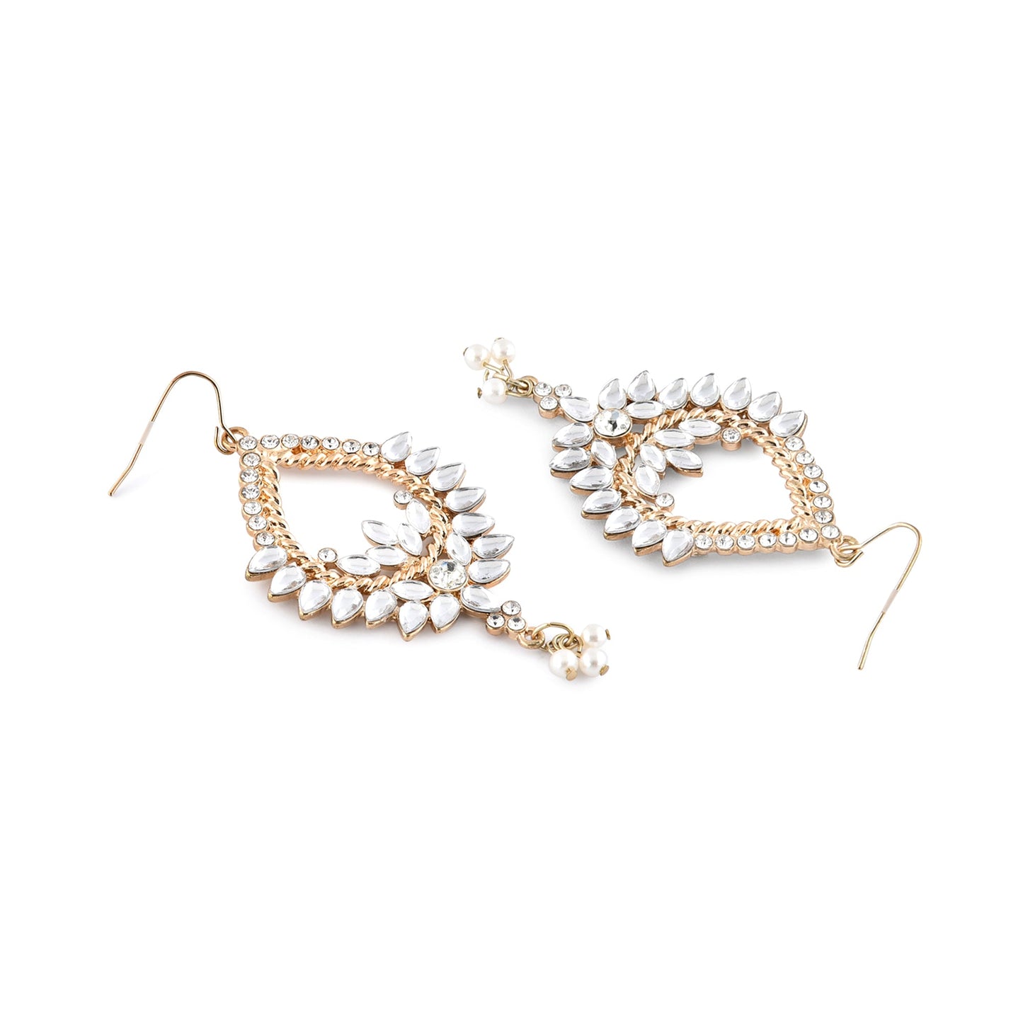 Gold Diamante Chanbalis Earrings