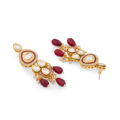 Kundan Beaded Necklace Set