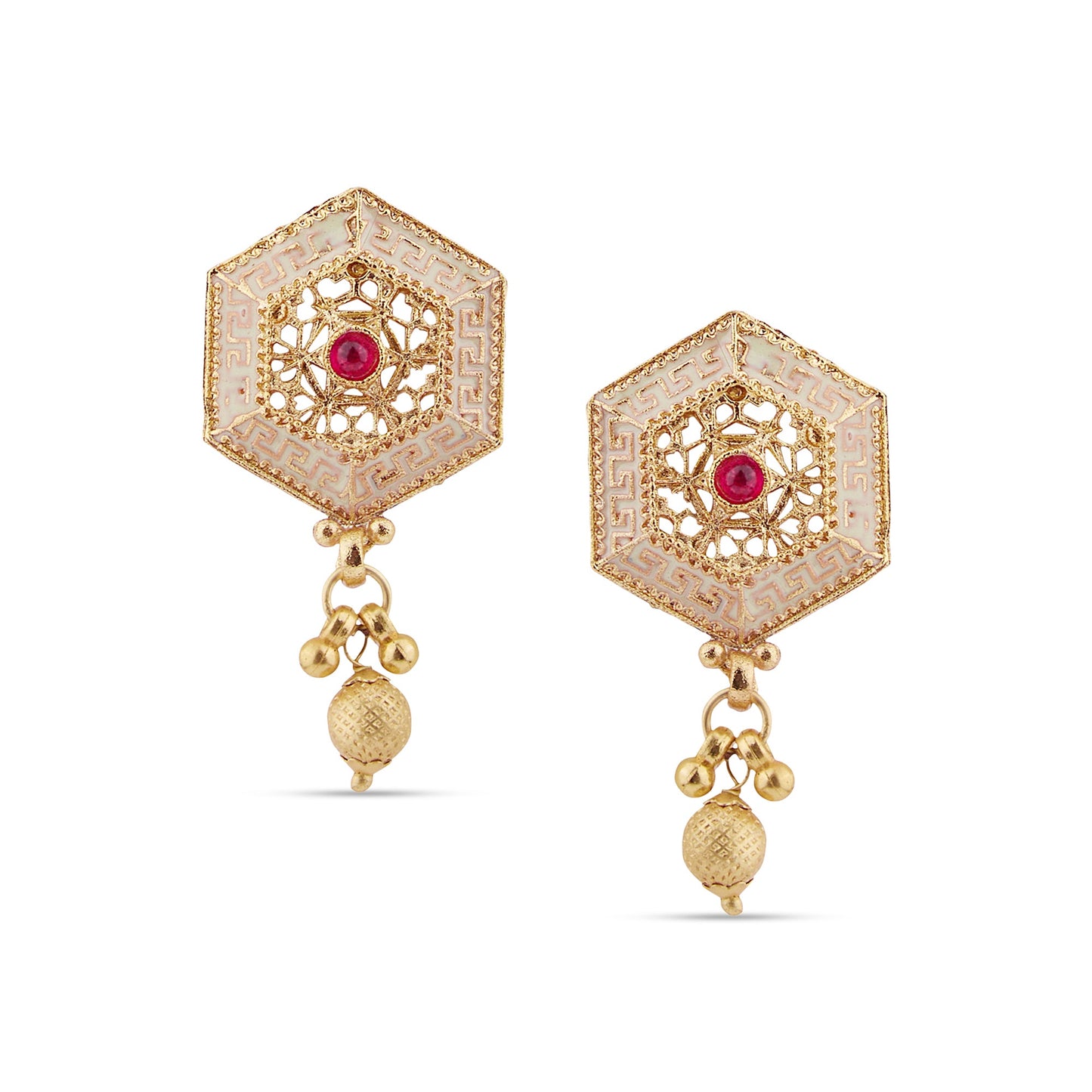 Enameled Pearl Choker Set